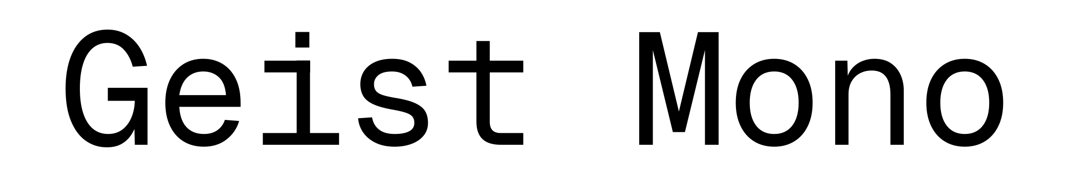 Geist Mono