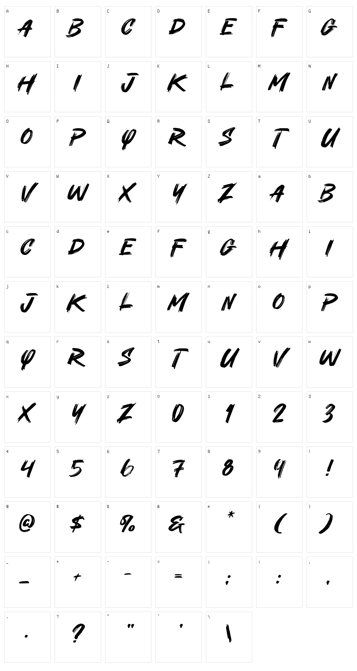 Under Hiport Character Set