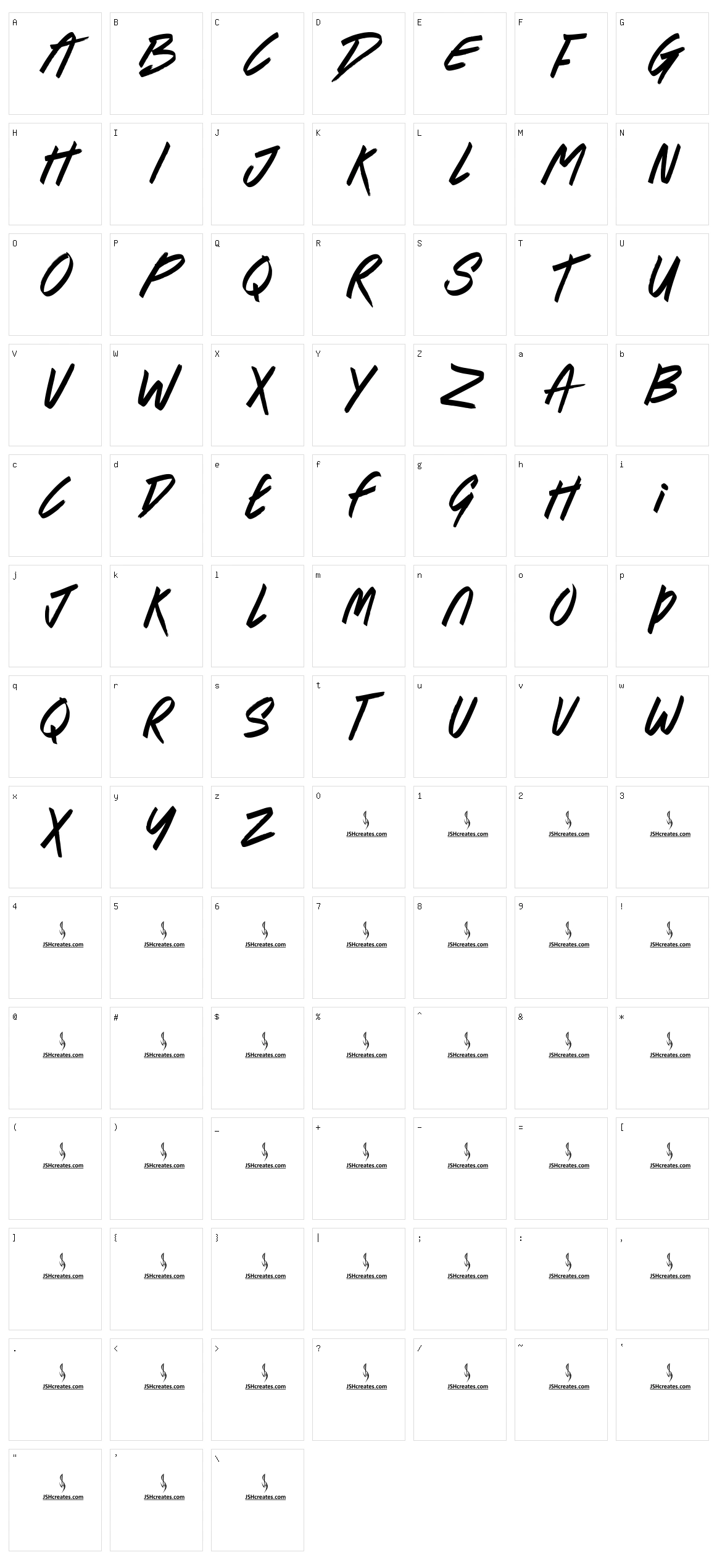 Rebel Warriors Character Set