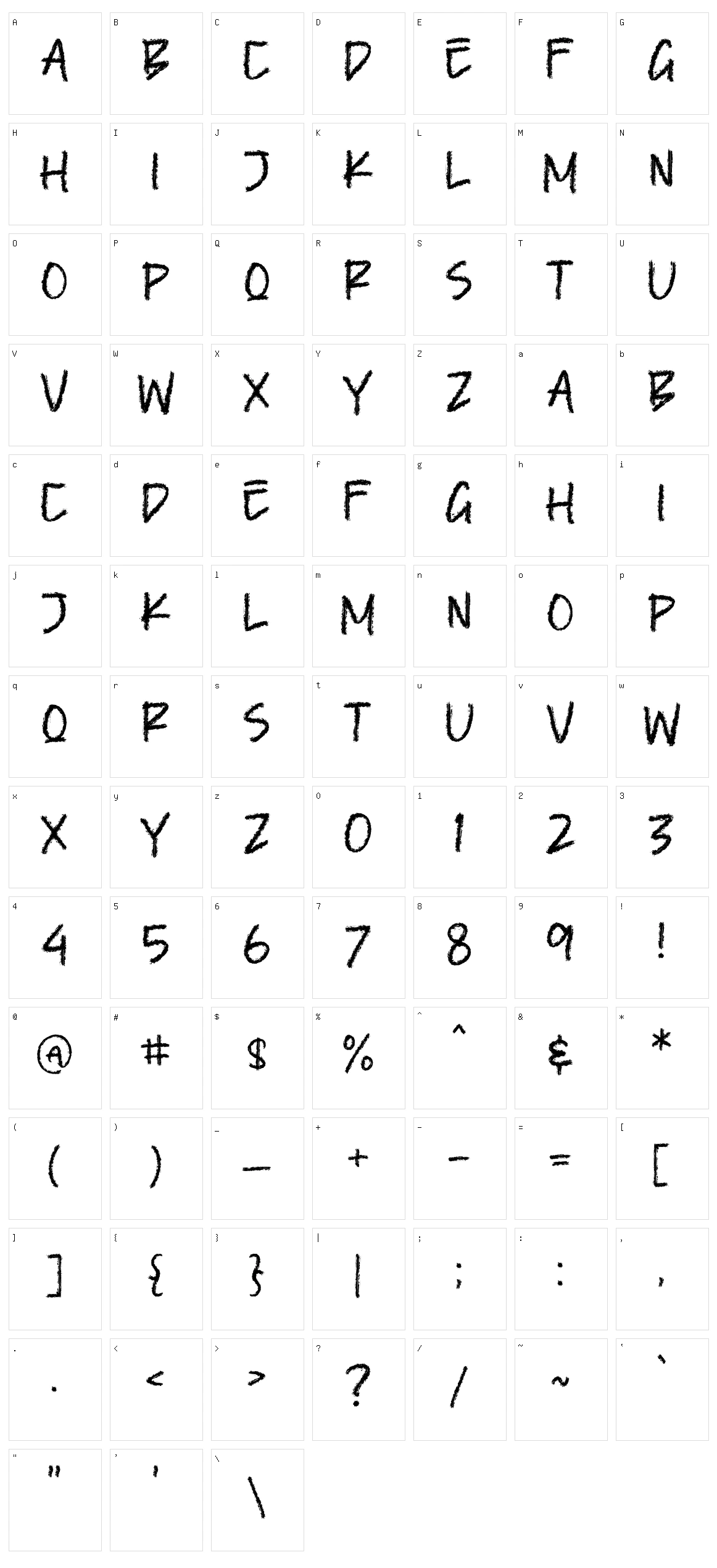 Magestic Character Set