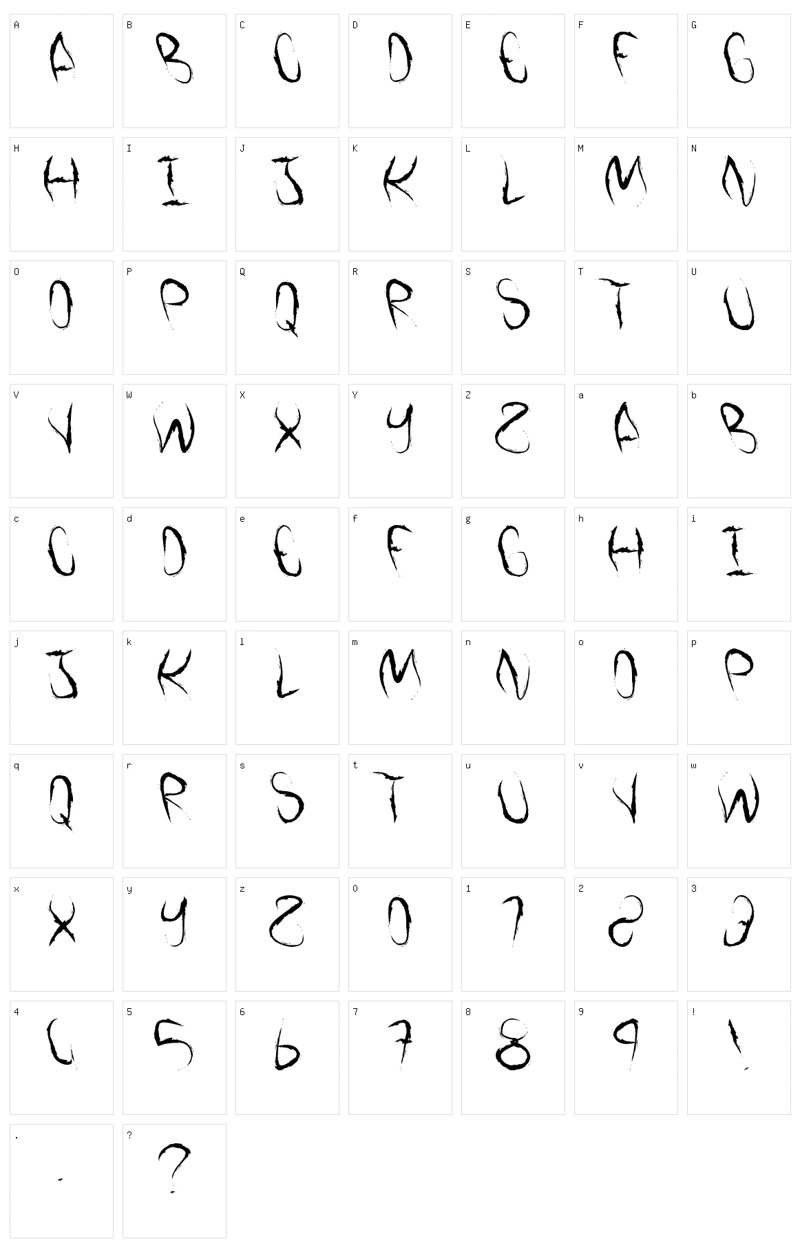 Vamos a la playa Character Set