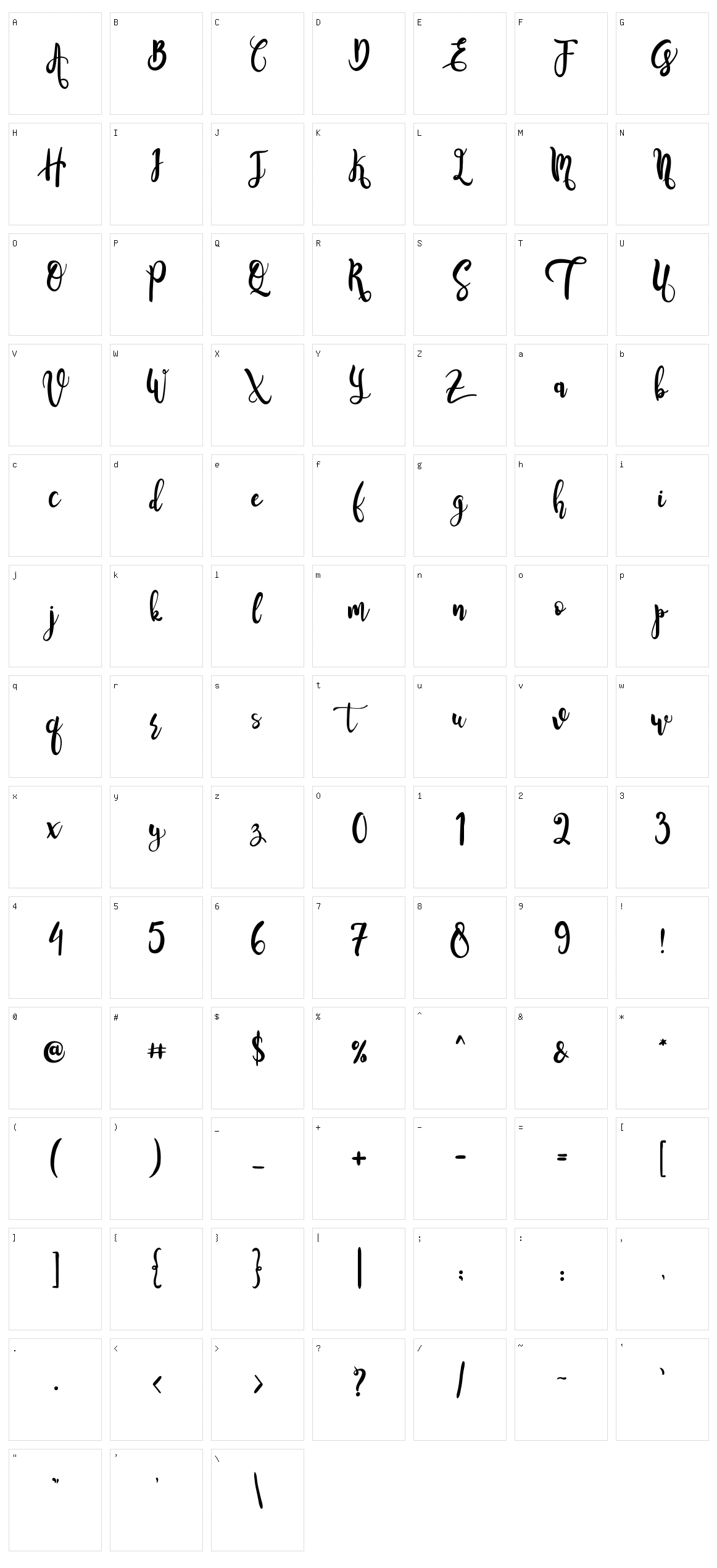 Seventeen Character Set