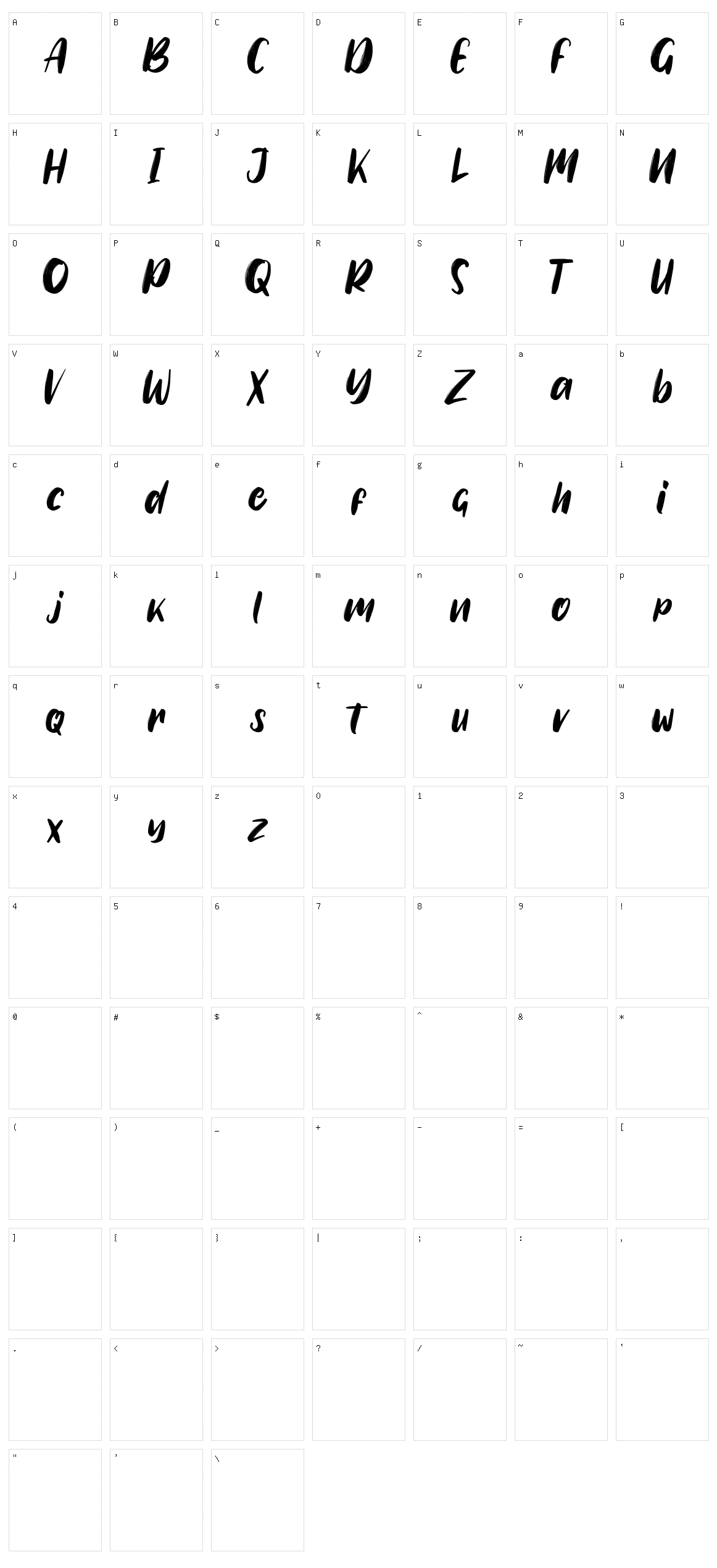 Slapstick Character Set