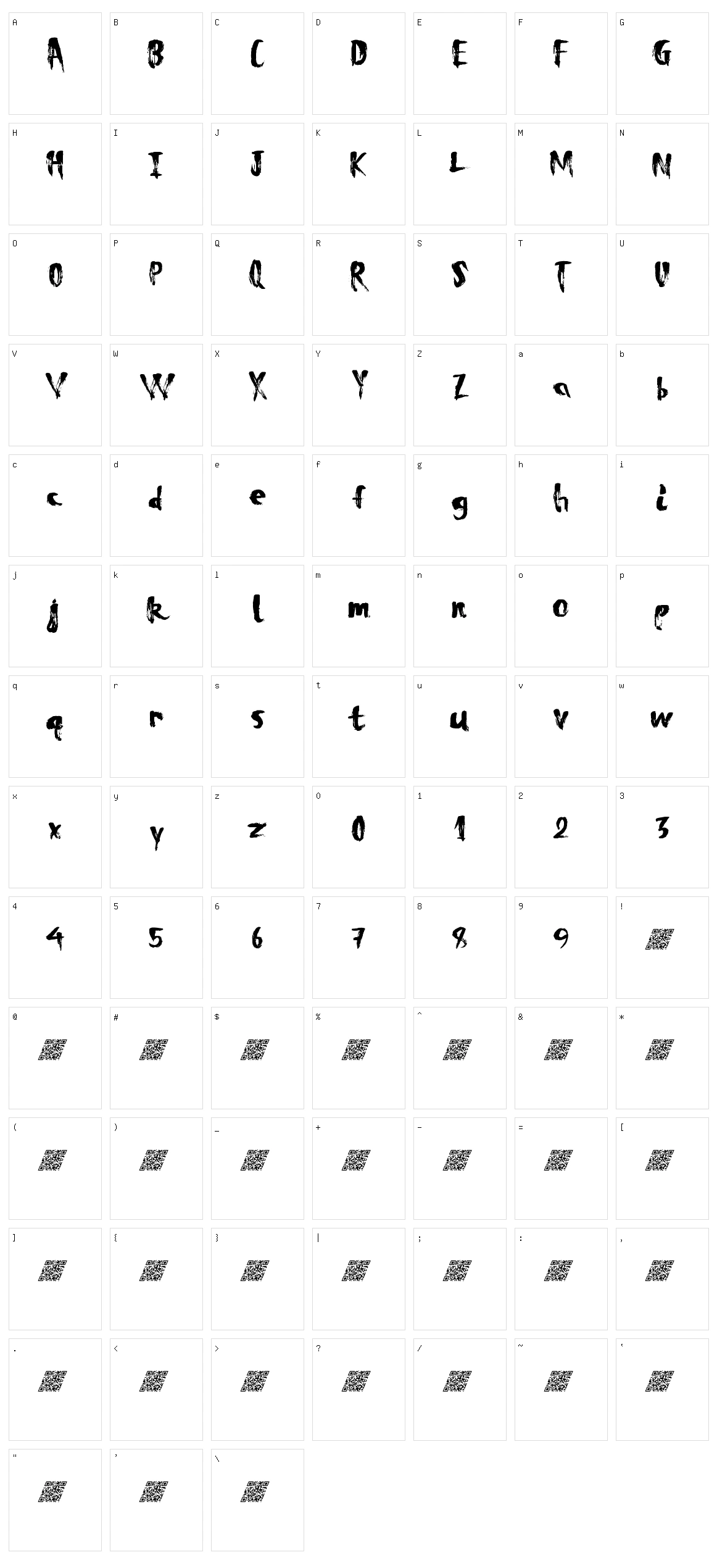 Total Eclipse Character Set