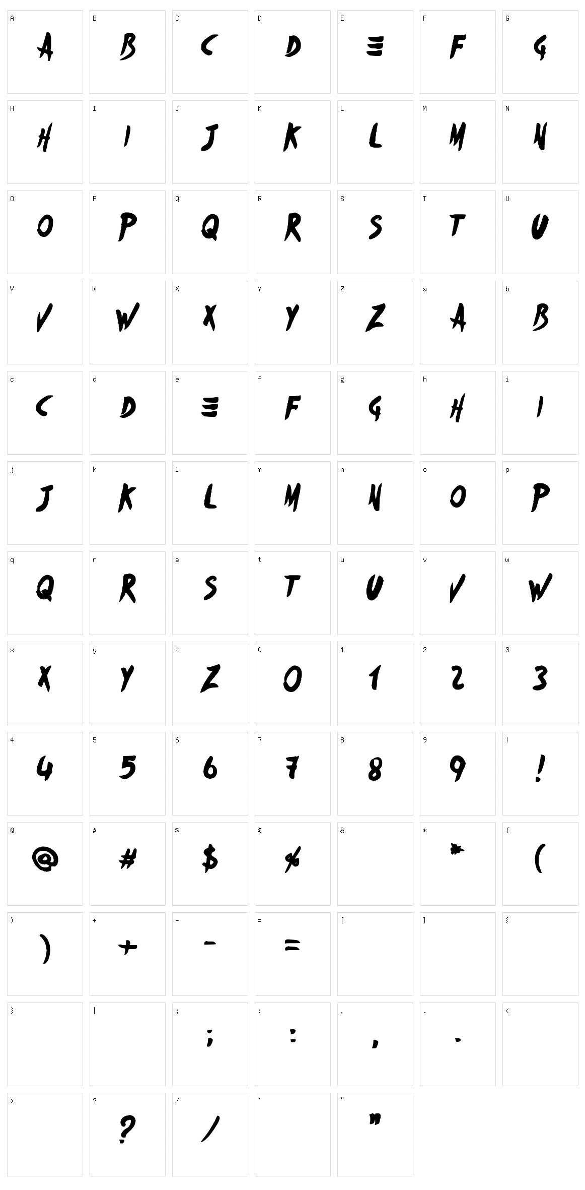 Night Ride Character Set