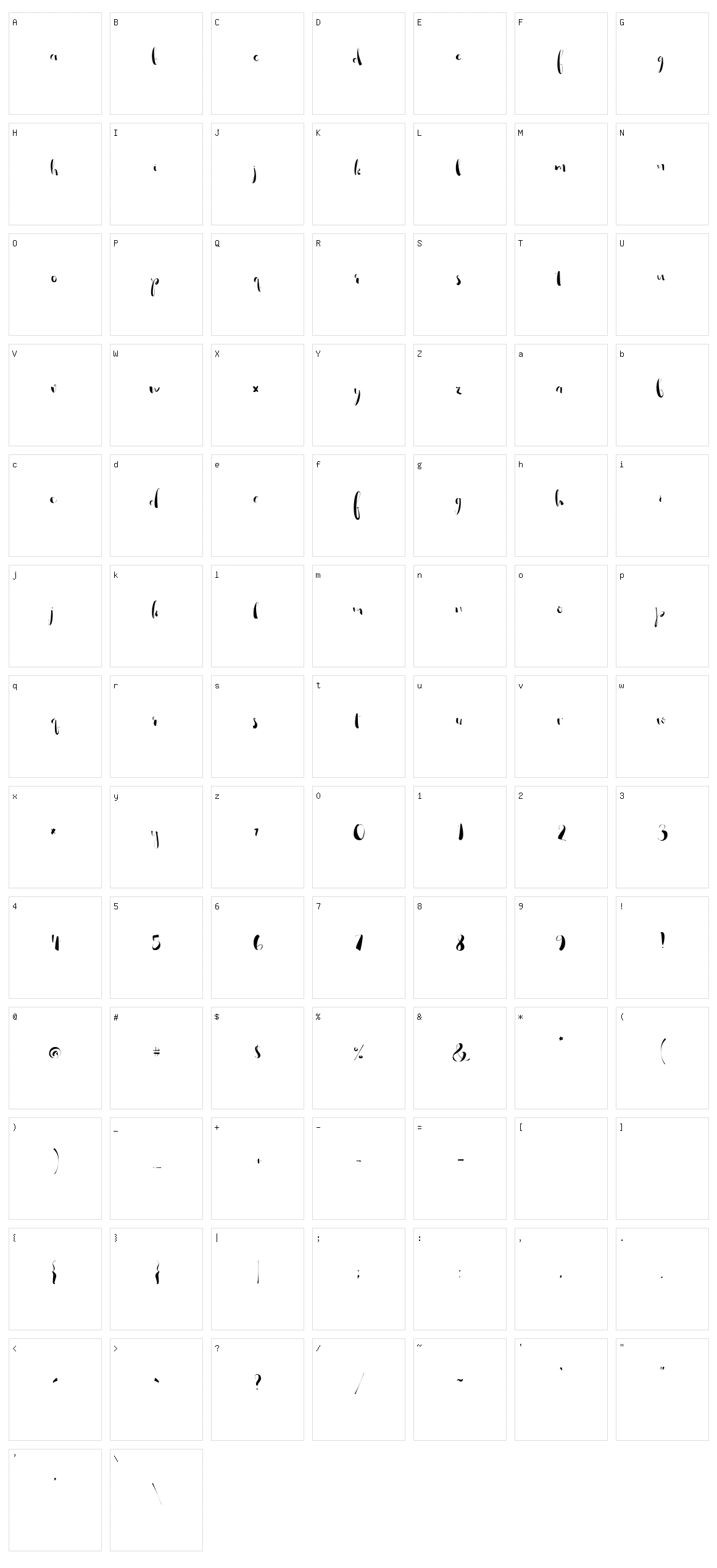 So Lovely Character Set