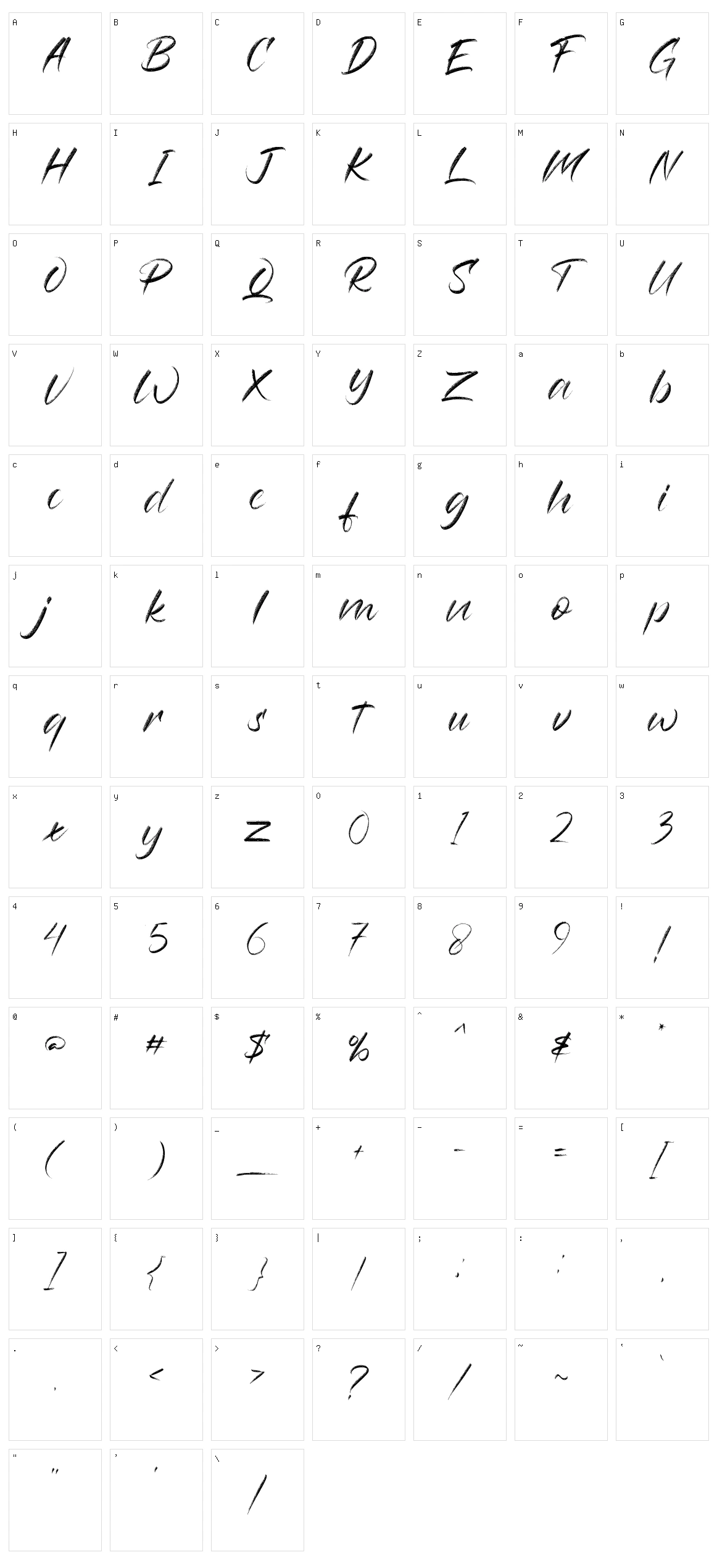 Rampage Character Set