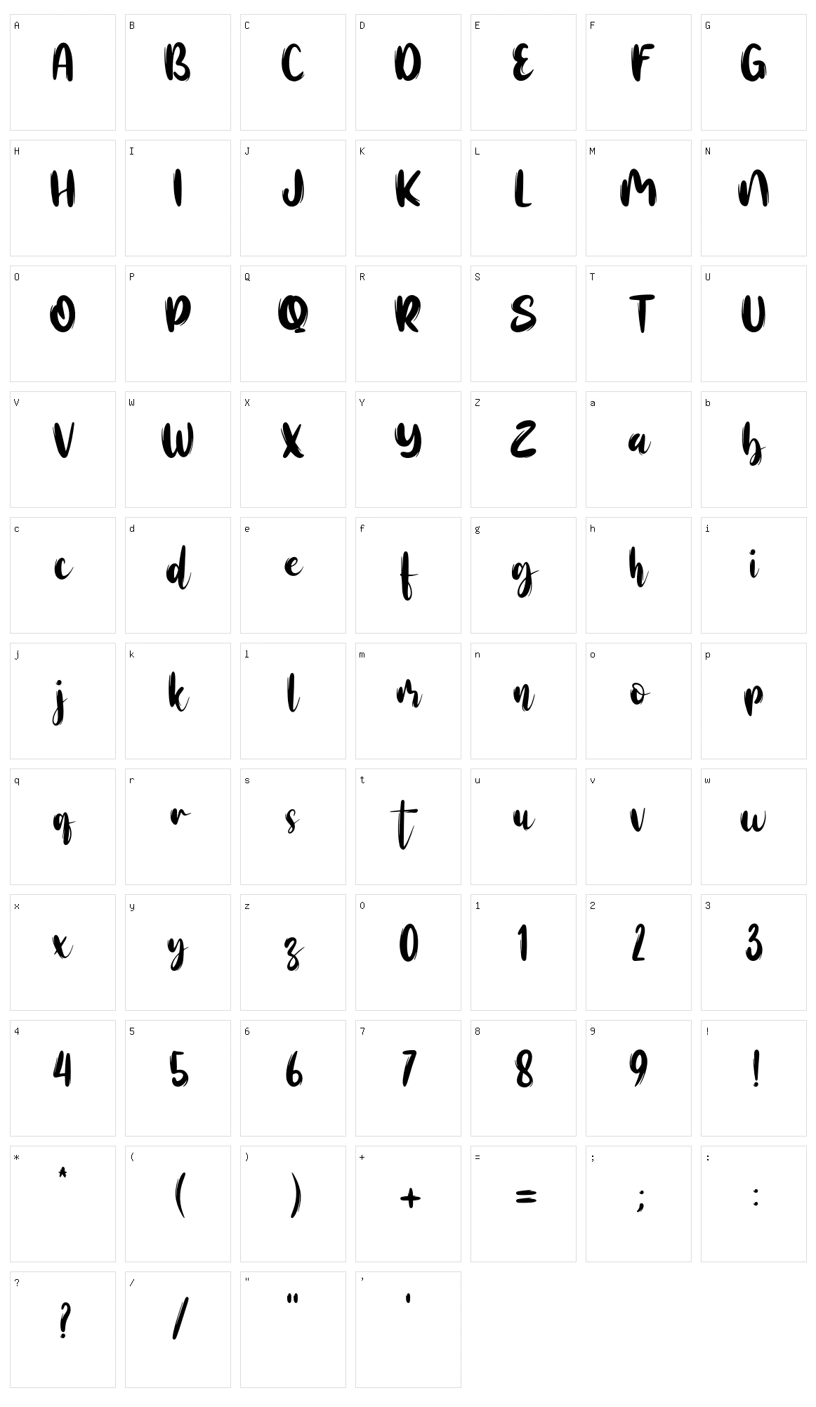 The Soulty Character Set