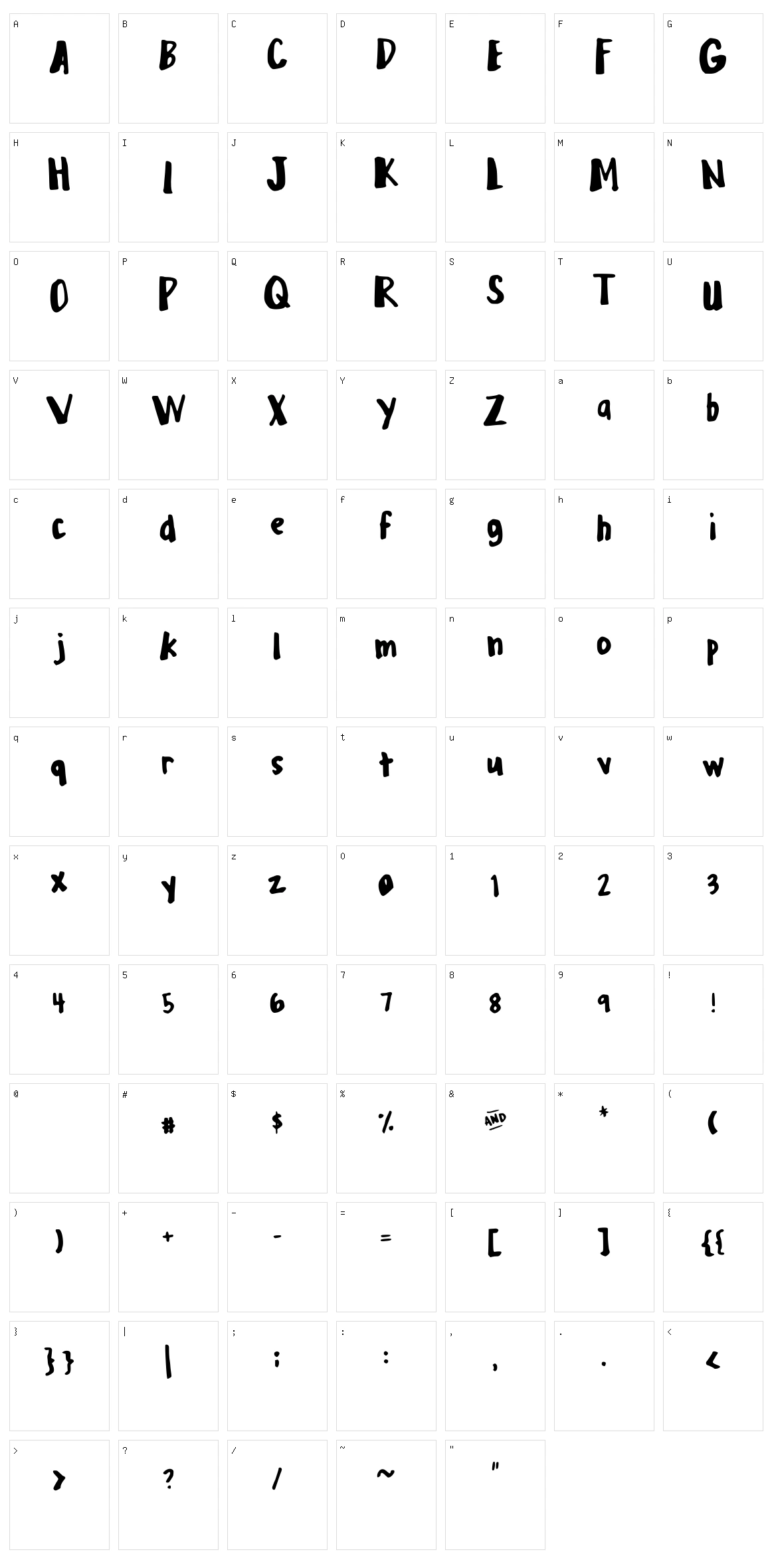 Mix Plump Character Set