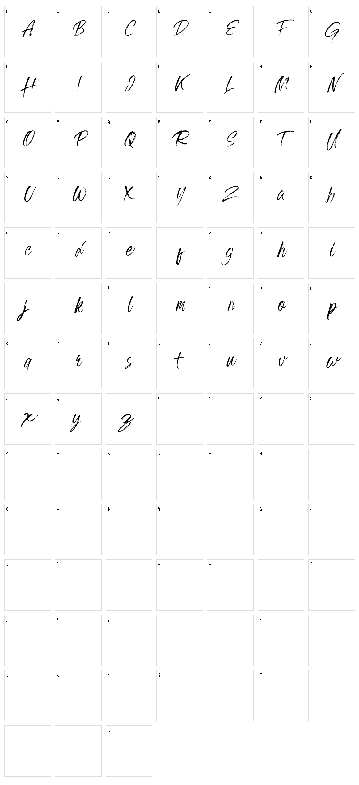 Grumpys Character Set