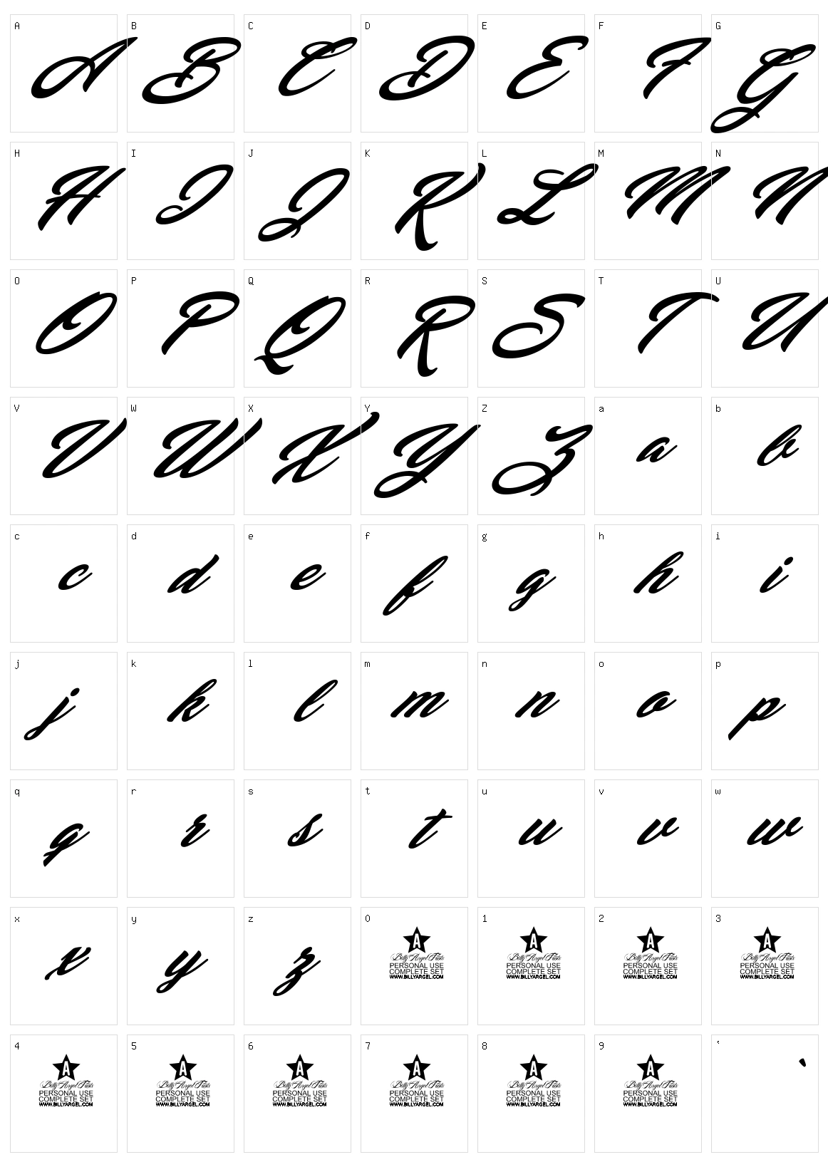 New Balance Character Set