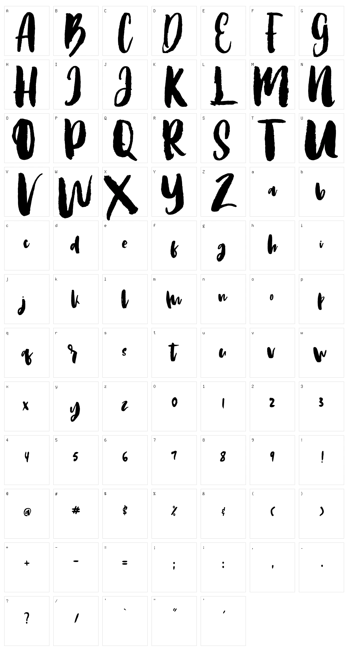 You Are Stranger Character Set