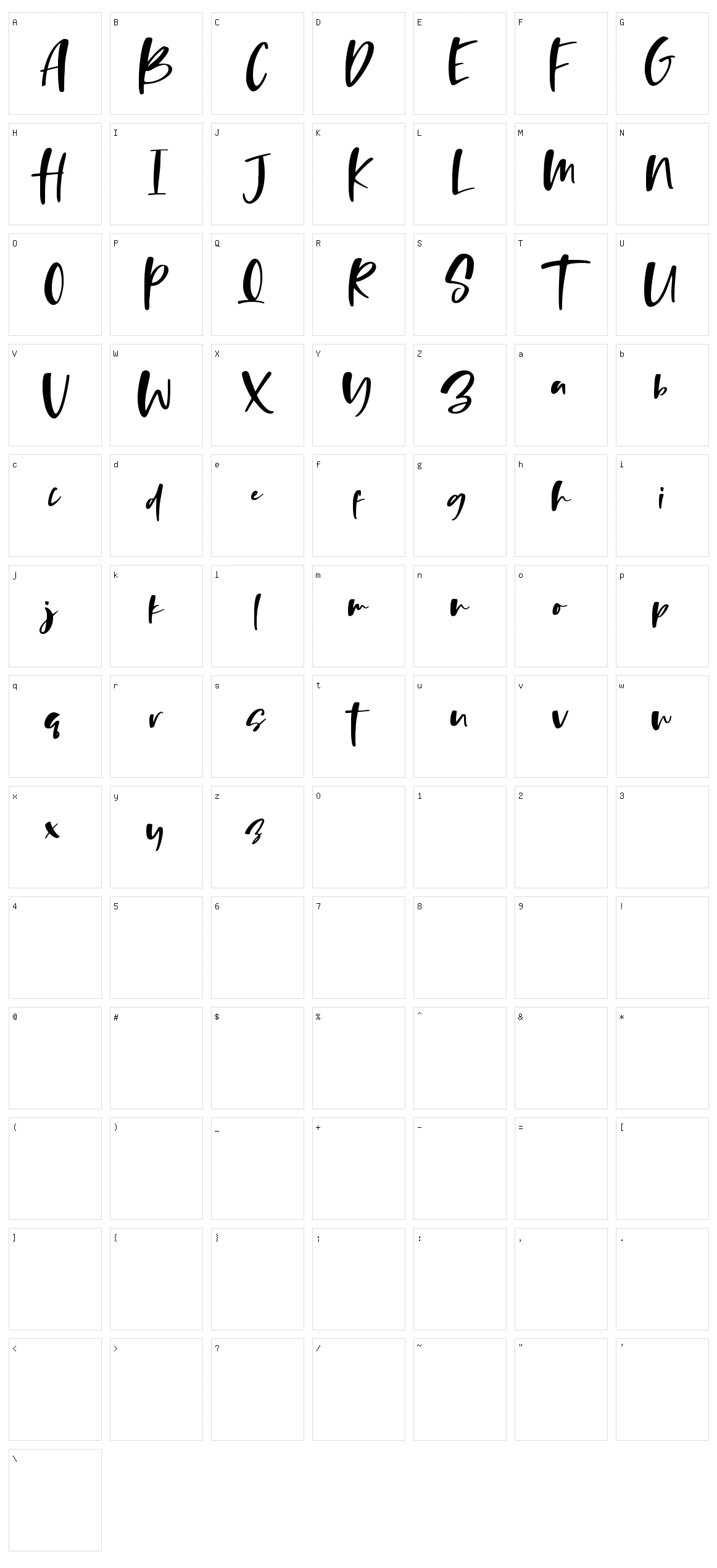 Thursday Vibes Character Set