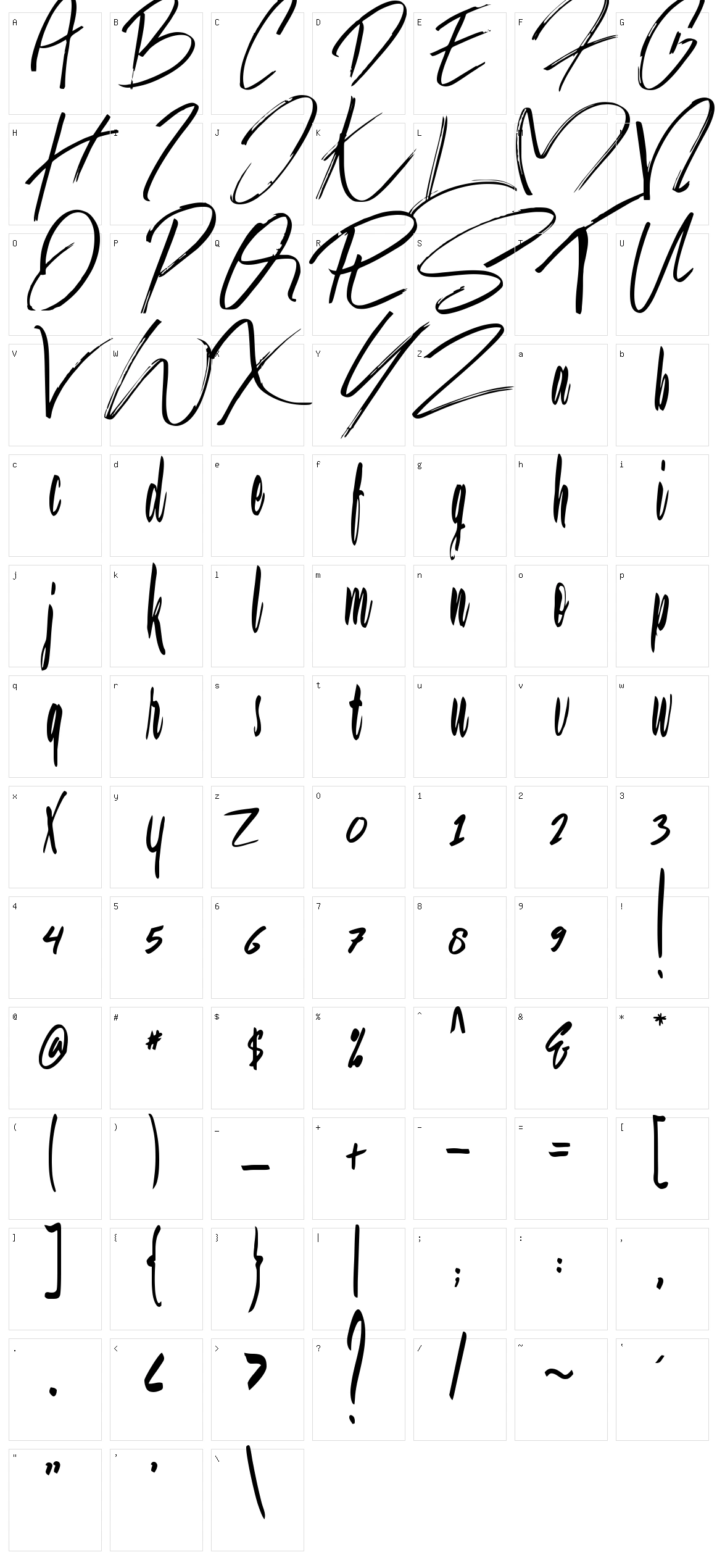 Jason Statan Character Set