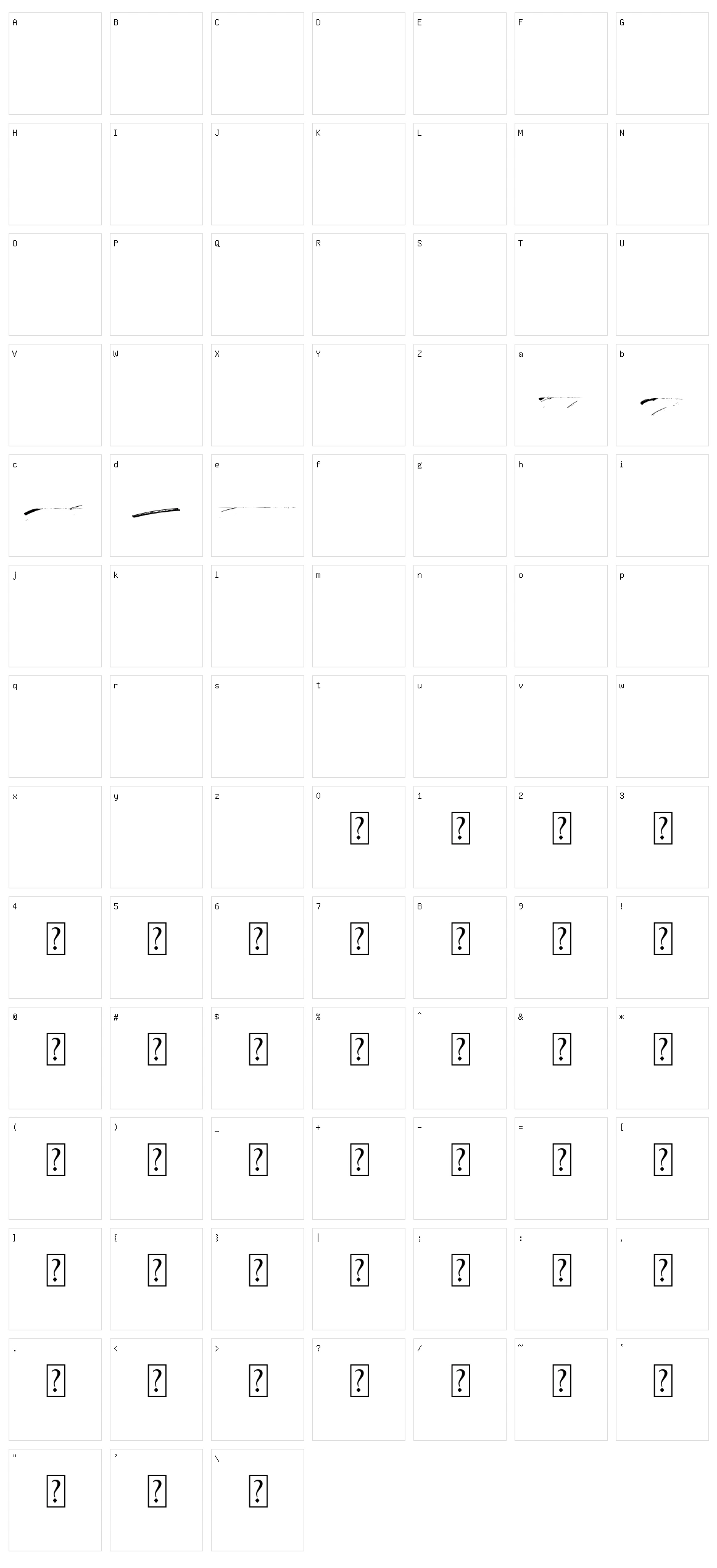 Rocket Shield Character Set