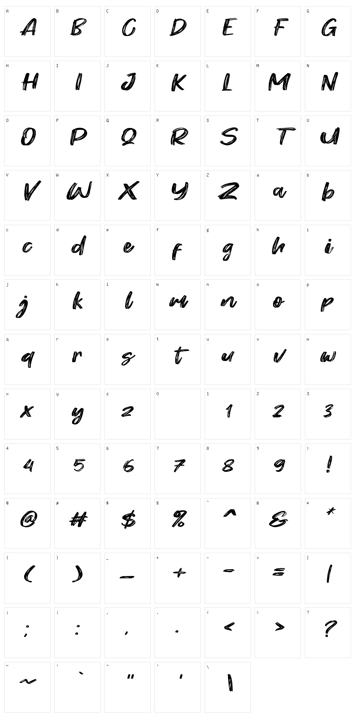 West Fighter Character Set