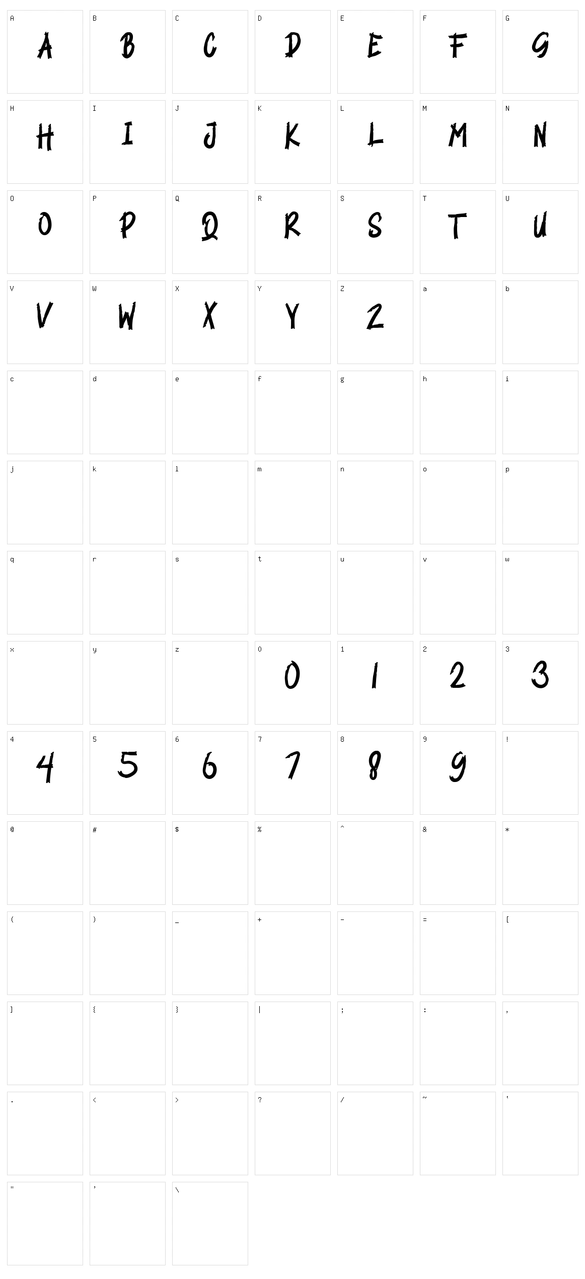 Social Distance Character Set
