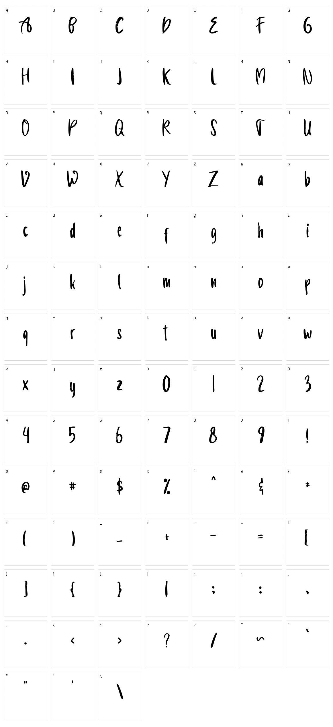 Hommy You Character Set