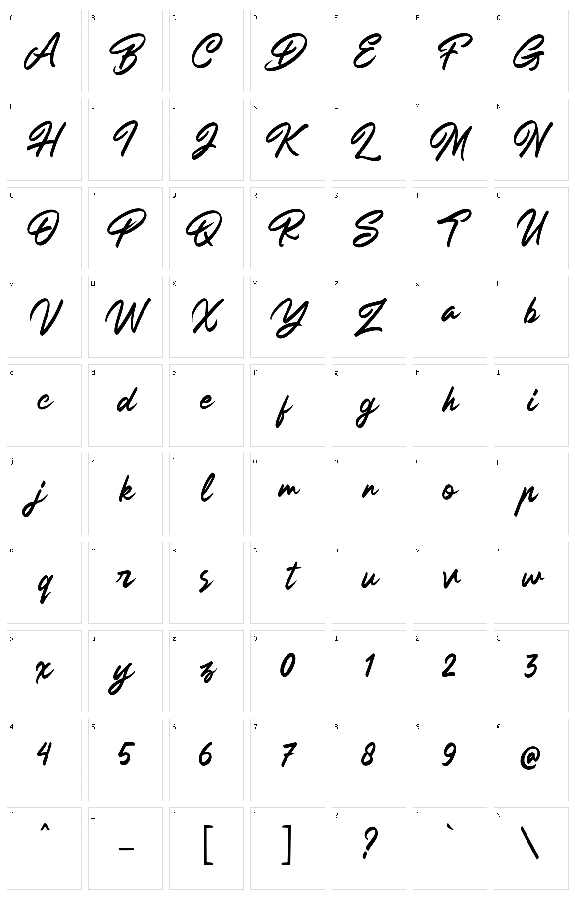 Shining On Character Set