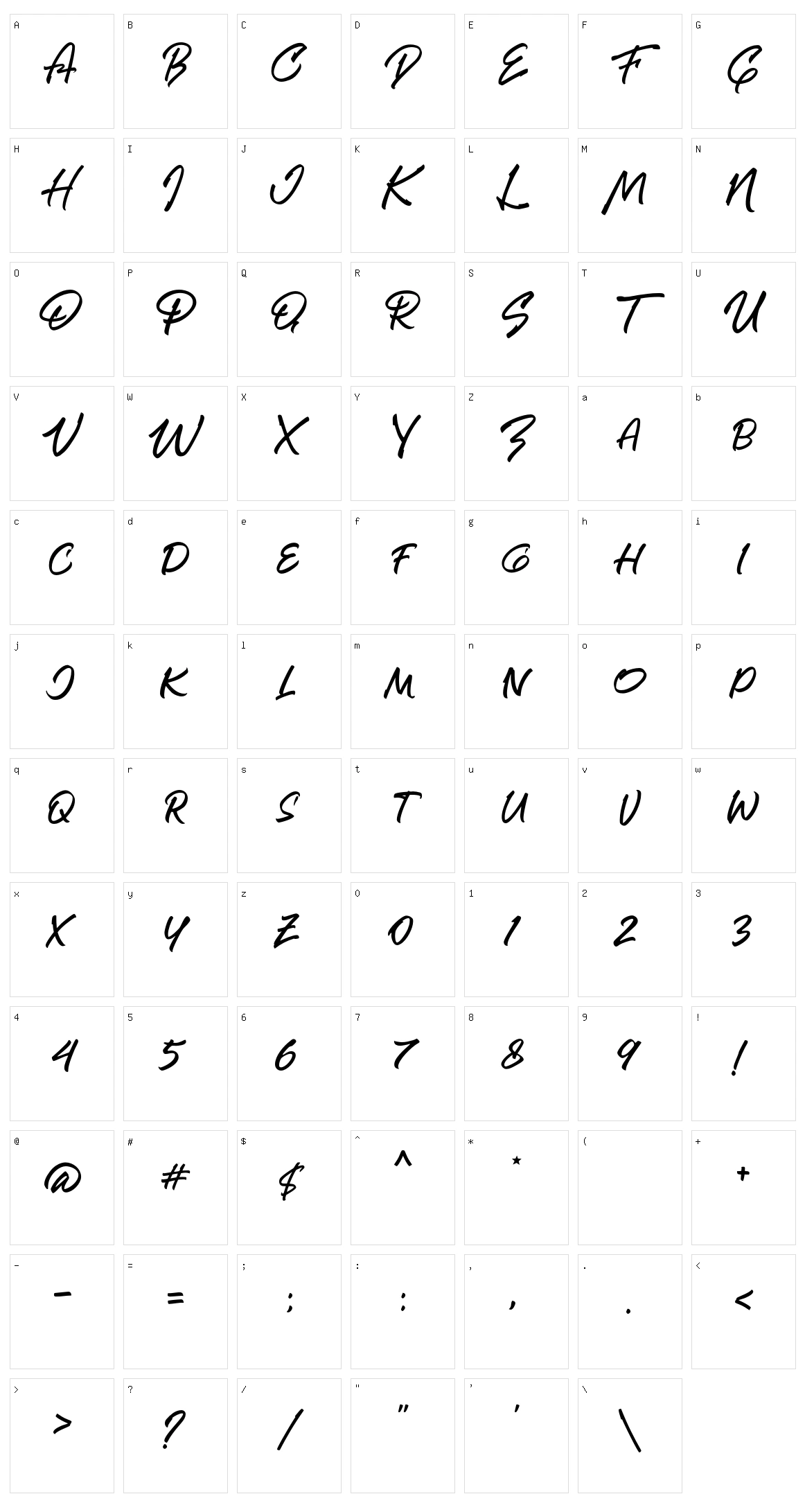 Super Giants Character Set