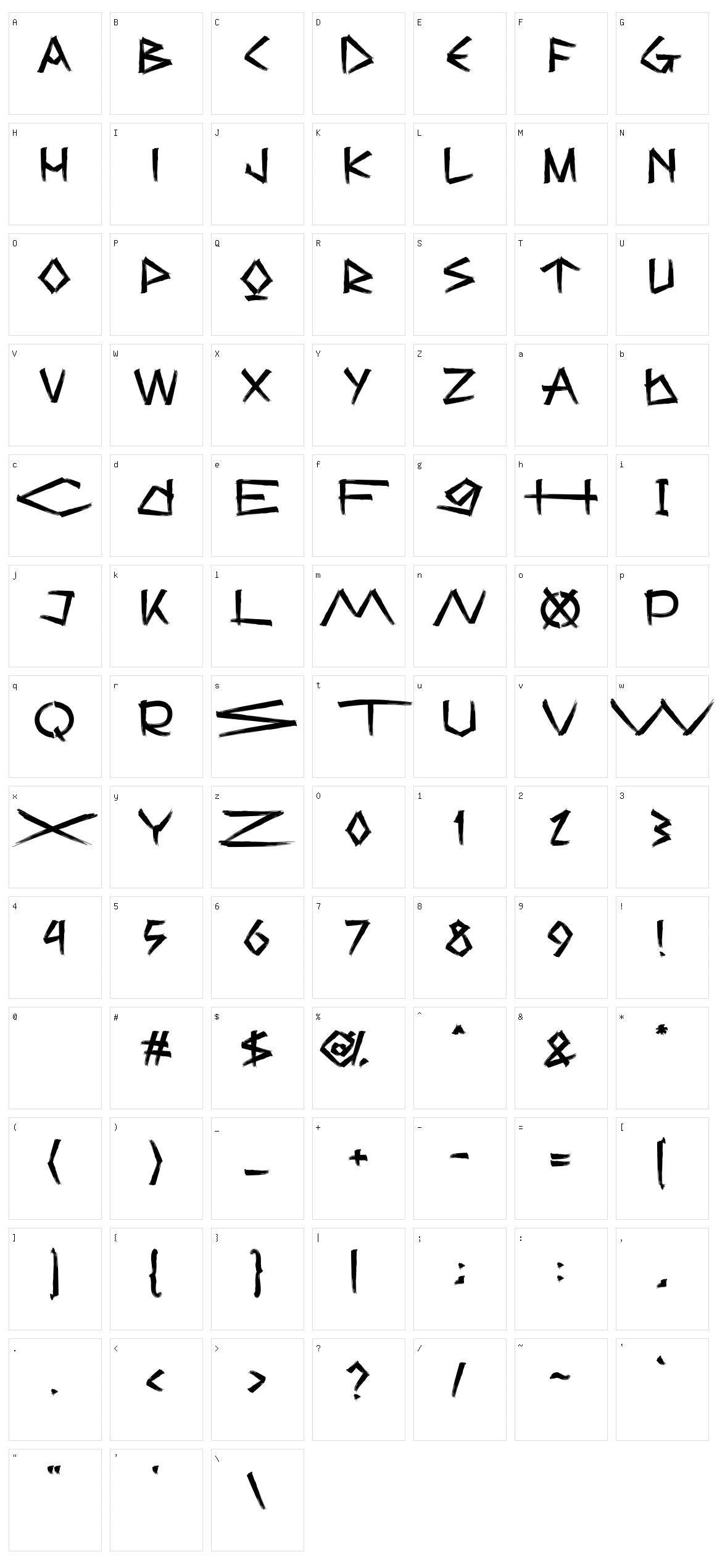 Murale Character Set