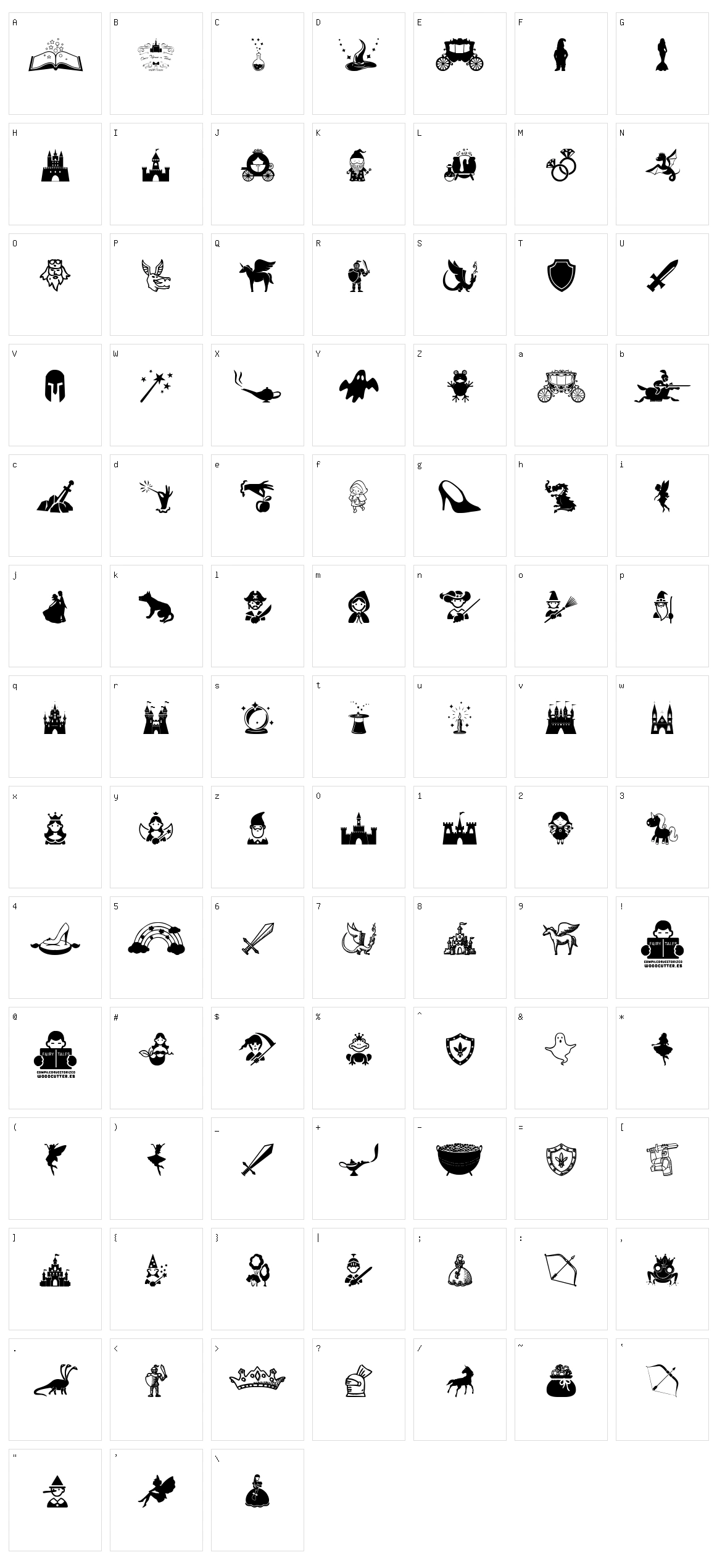 Fairy Tales Character Set