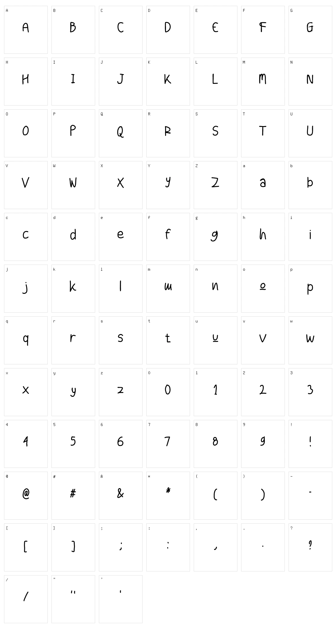 Butter Milk Character Set