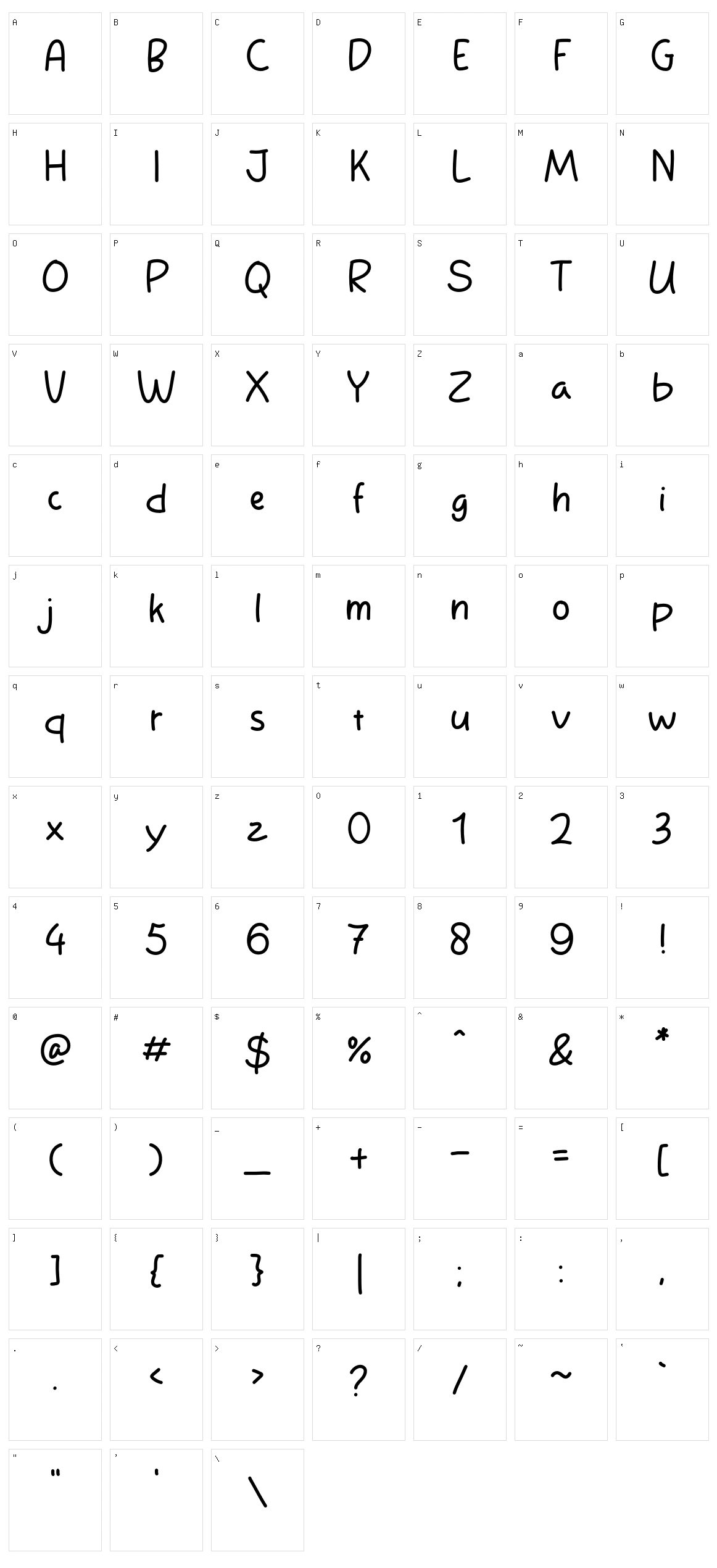 California Vibes Character Set