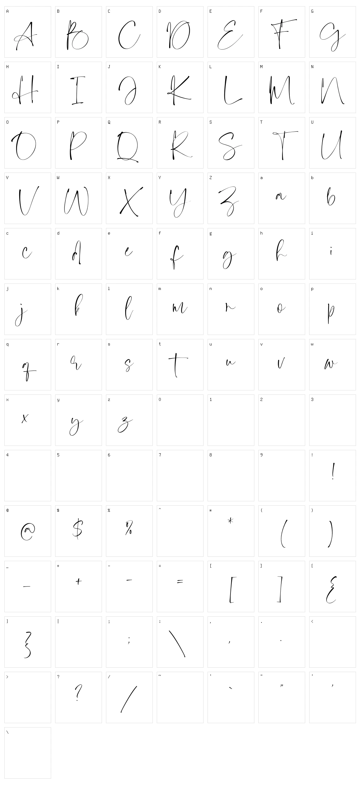 Capaldi Character Set