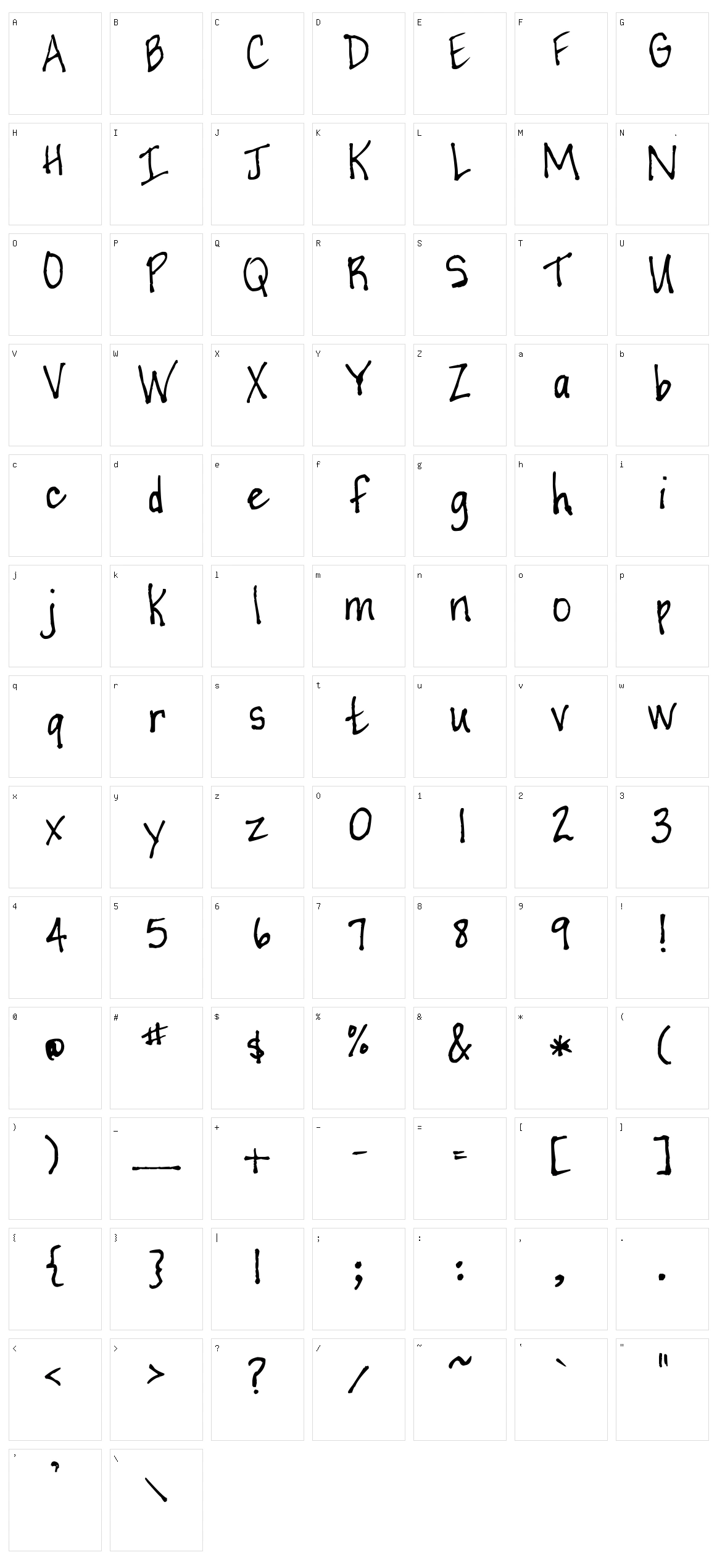 Casual Perfectionist Character Set