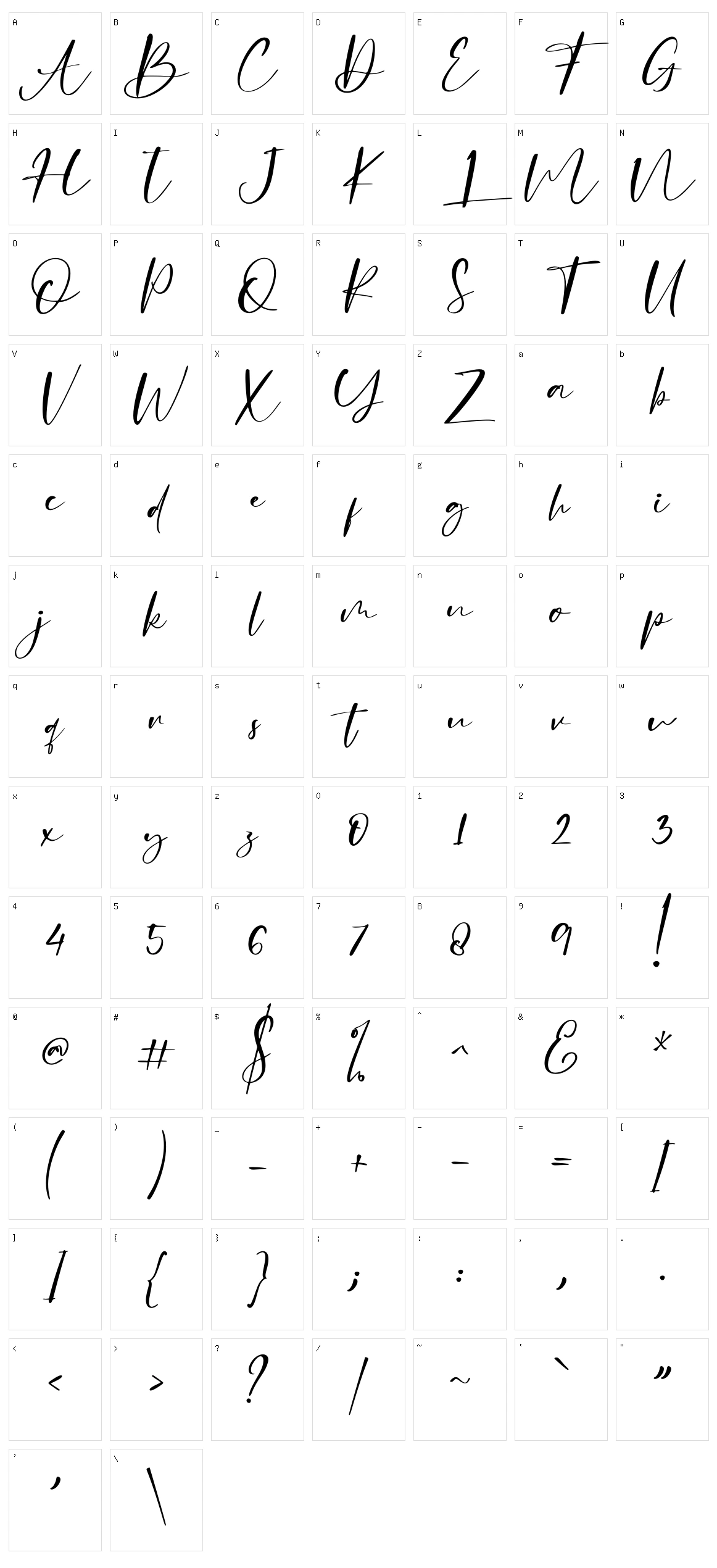 Challenge Character Set