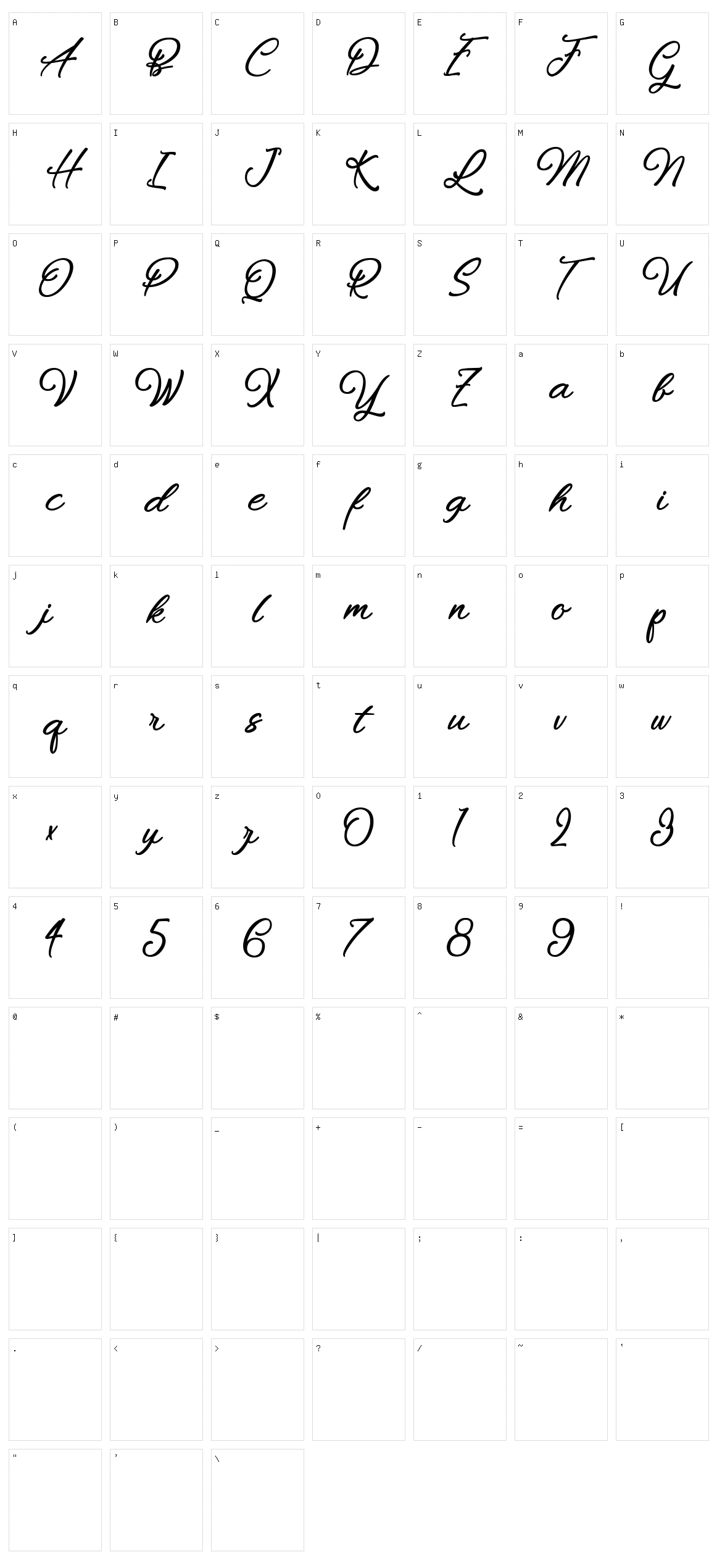Chiennes Stimulantes Character Set