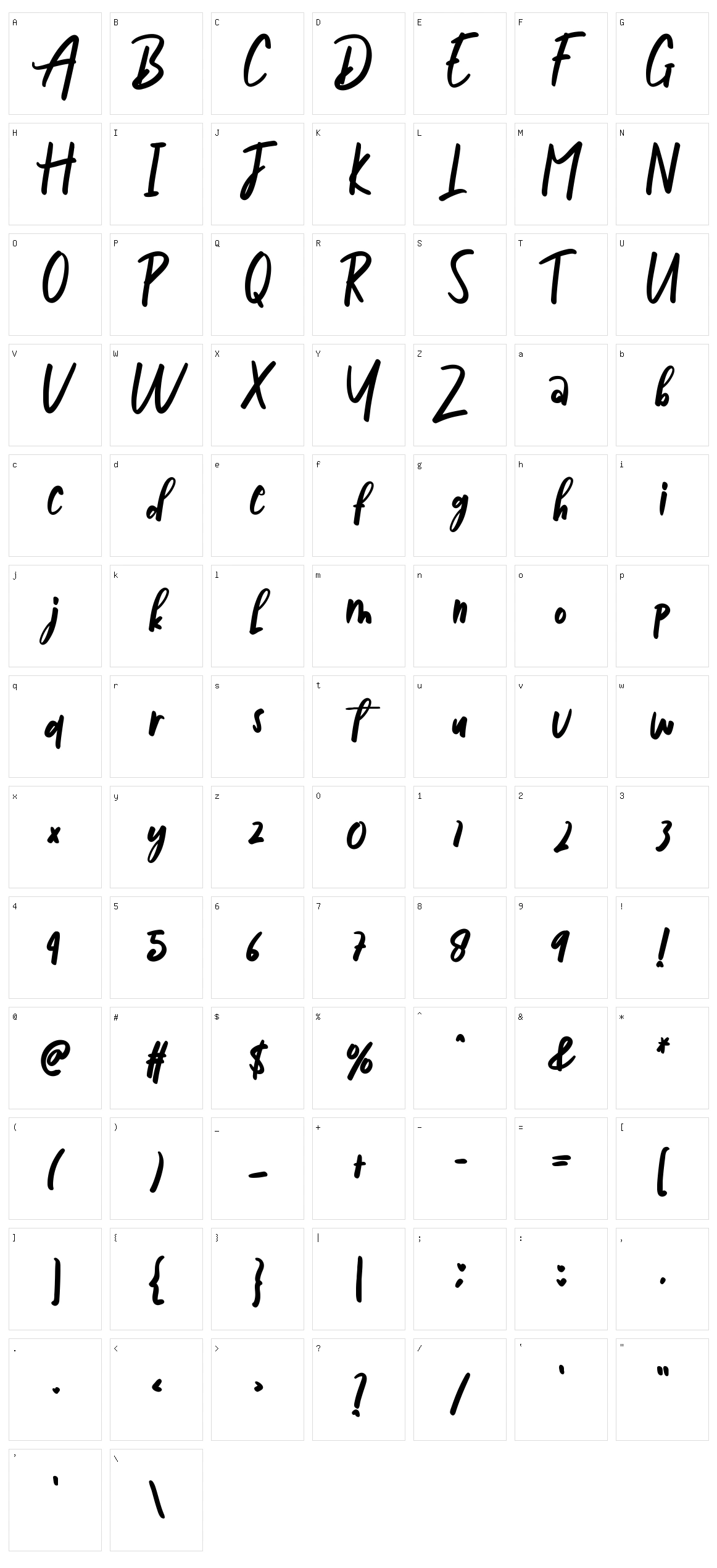 Children Character Set