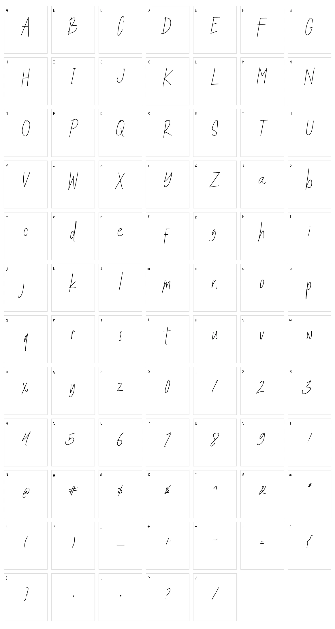 Chillout Character Set