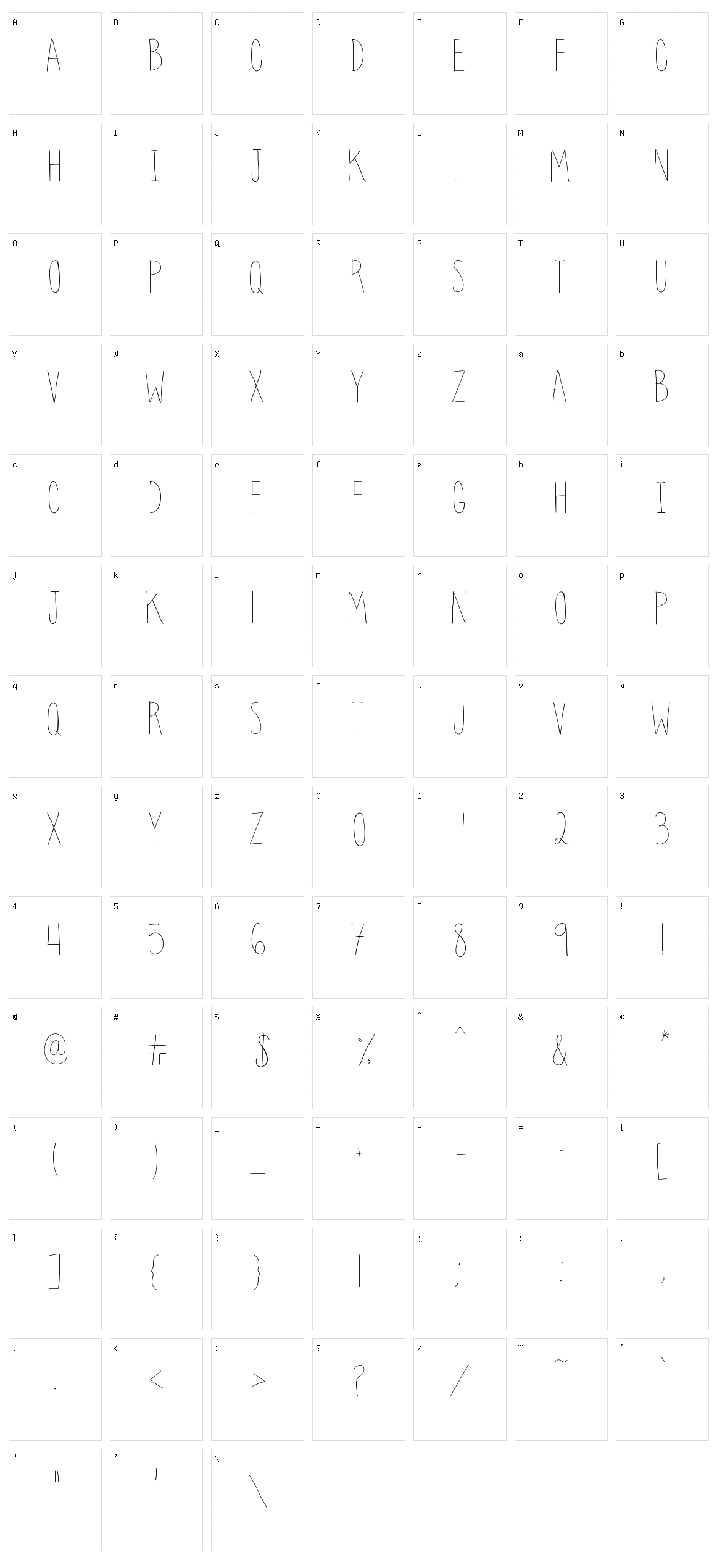 Clean up your mess Character Set