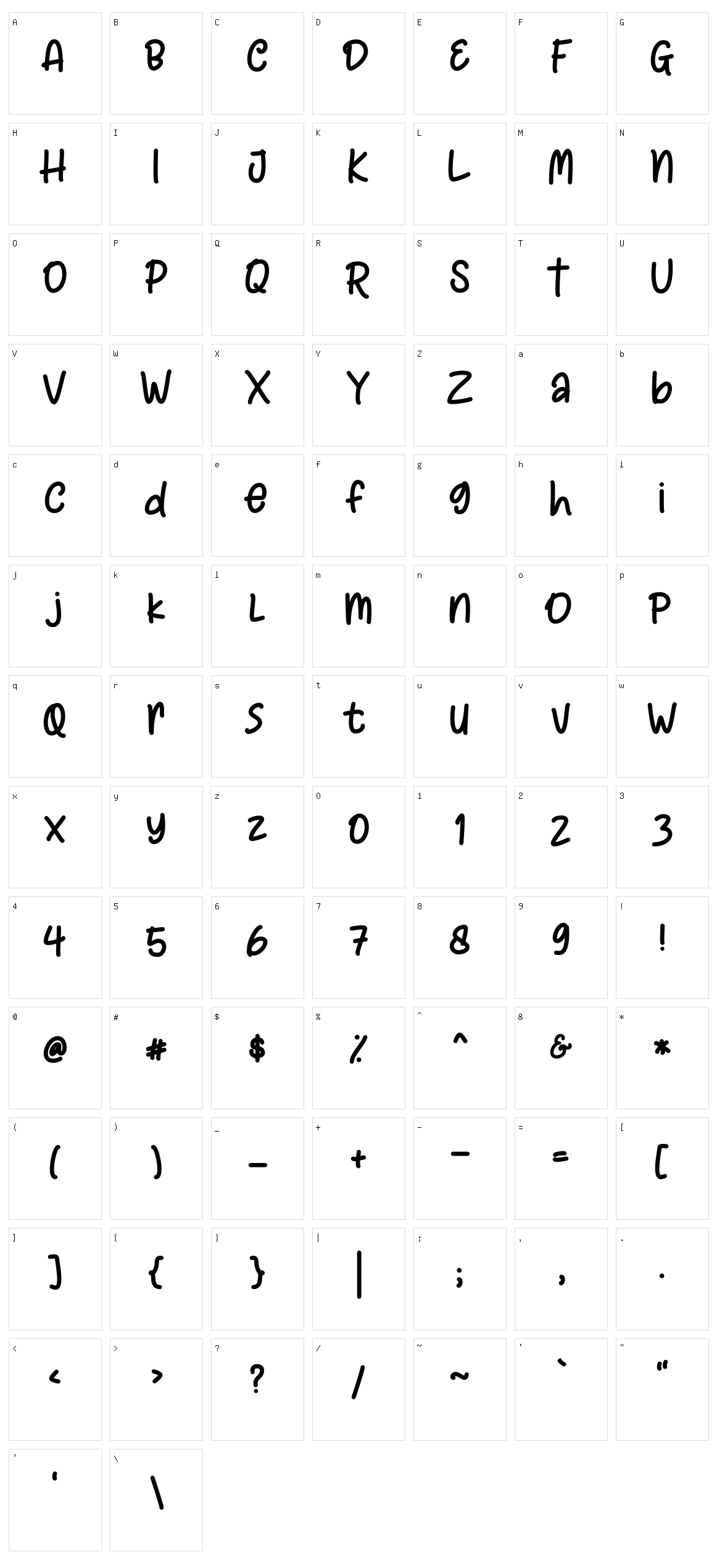 Club Style Character Set