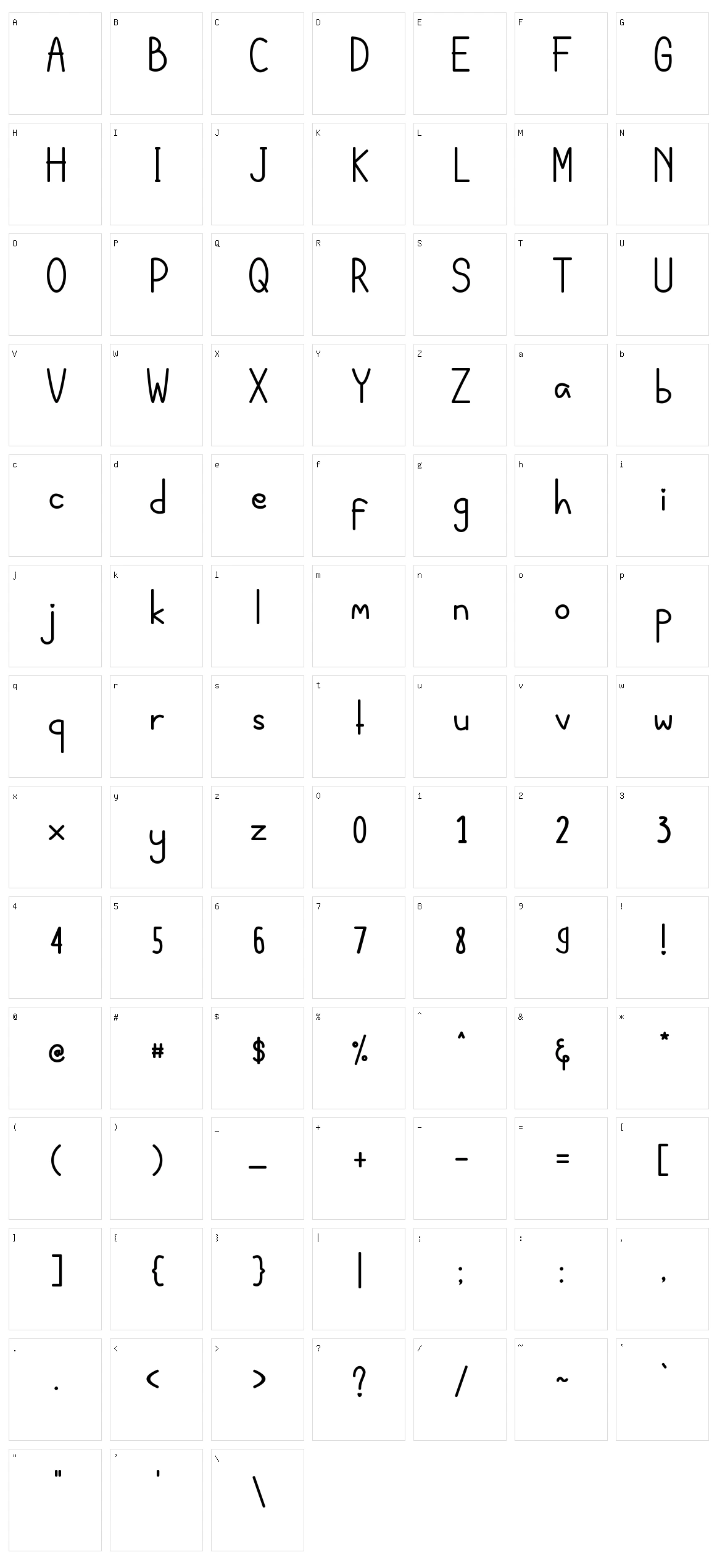 Coffee Latte Character Set