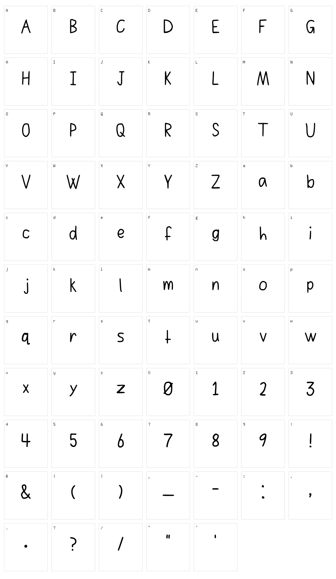 Comic Hand Logan Character Set