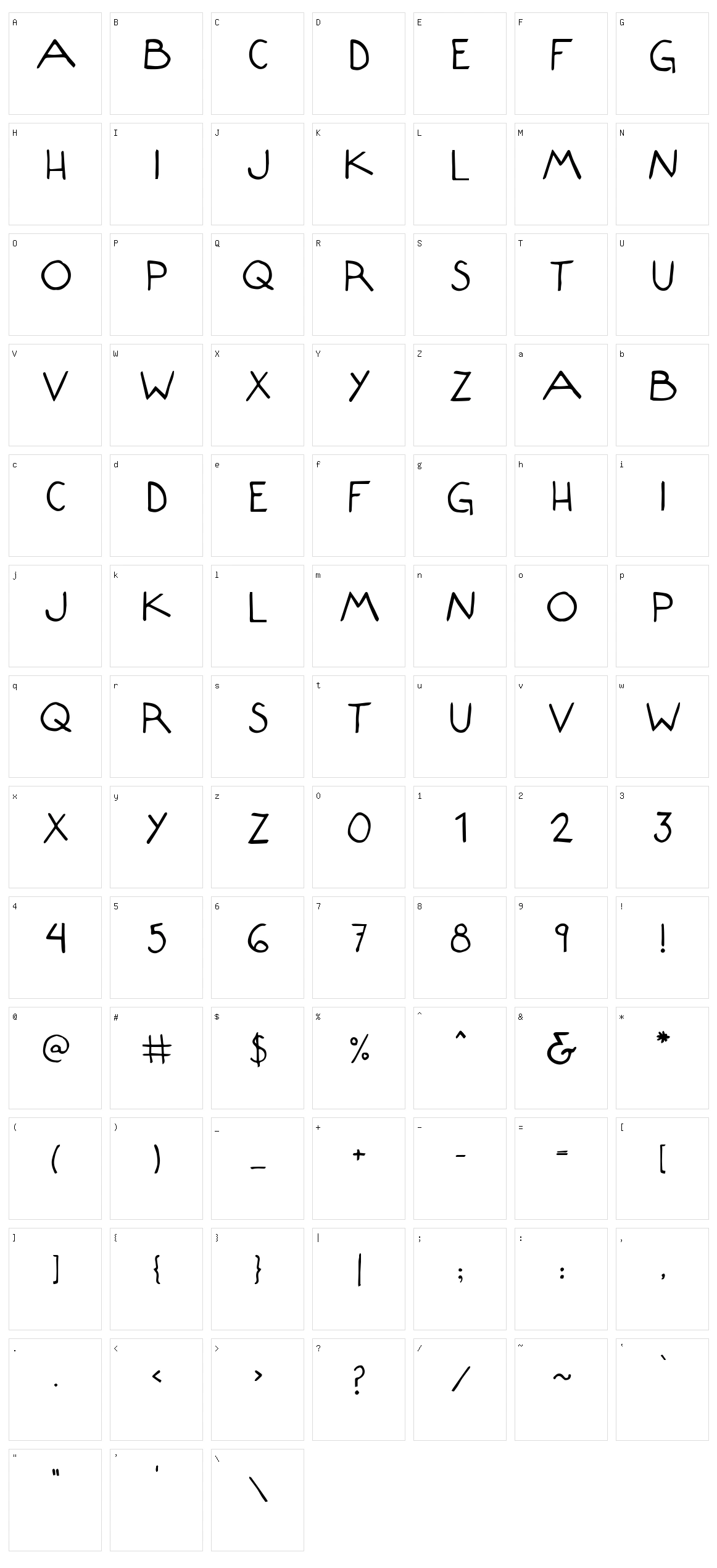 Composition Character Set