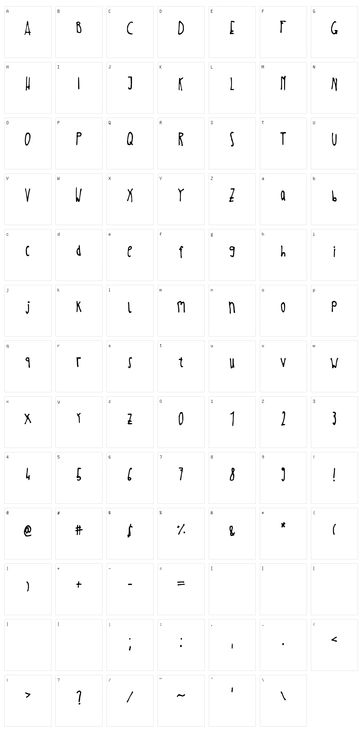 Cookies Character Set