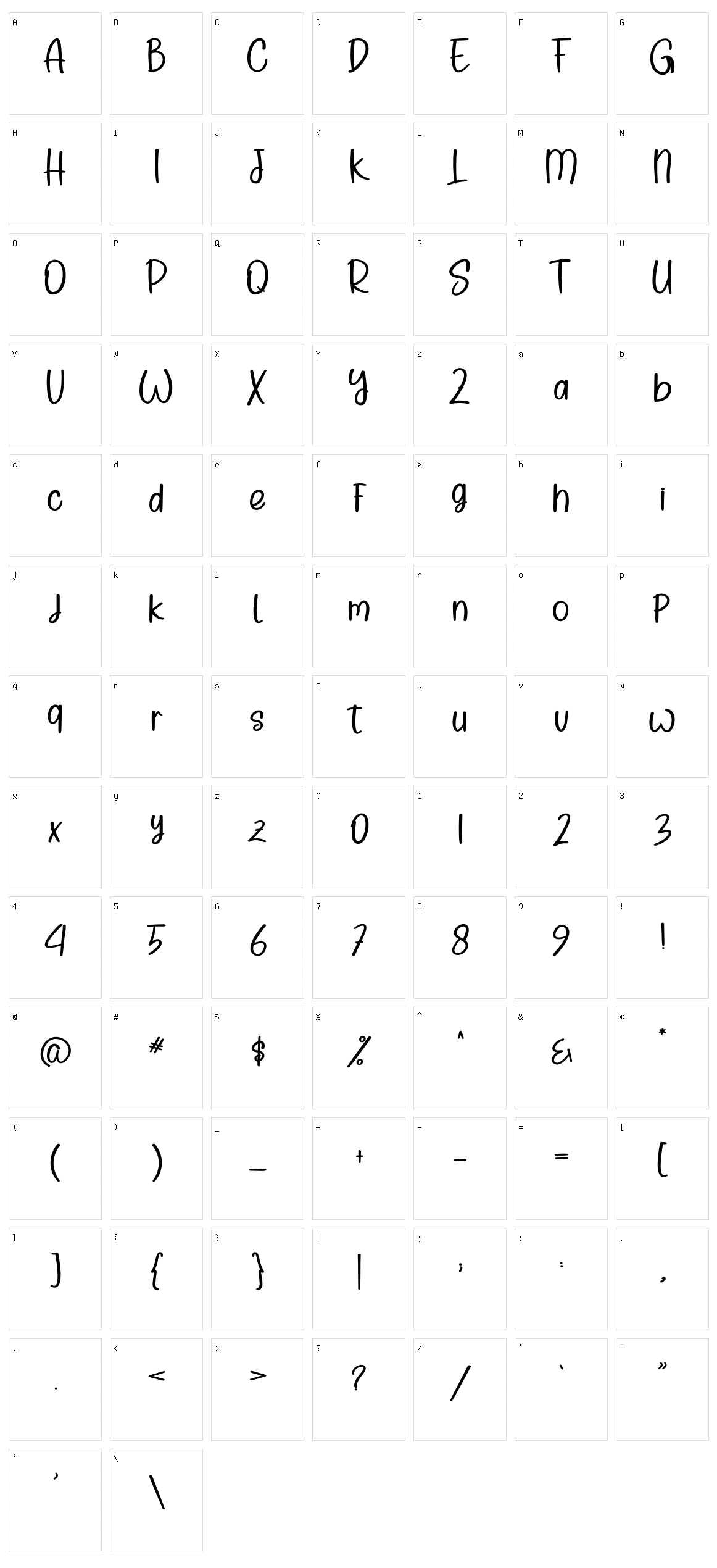 Cookies Character Set