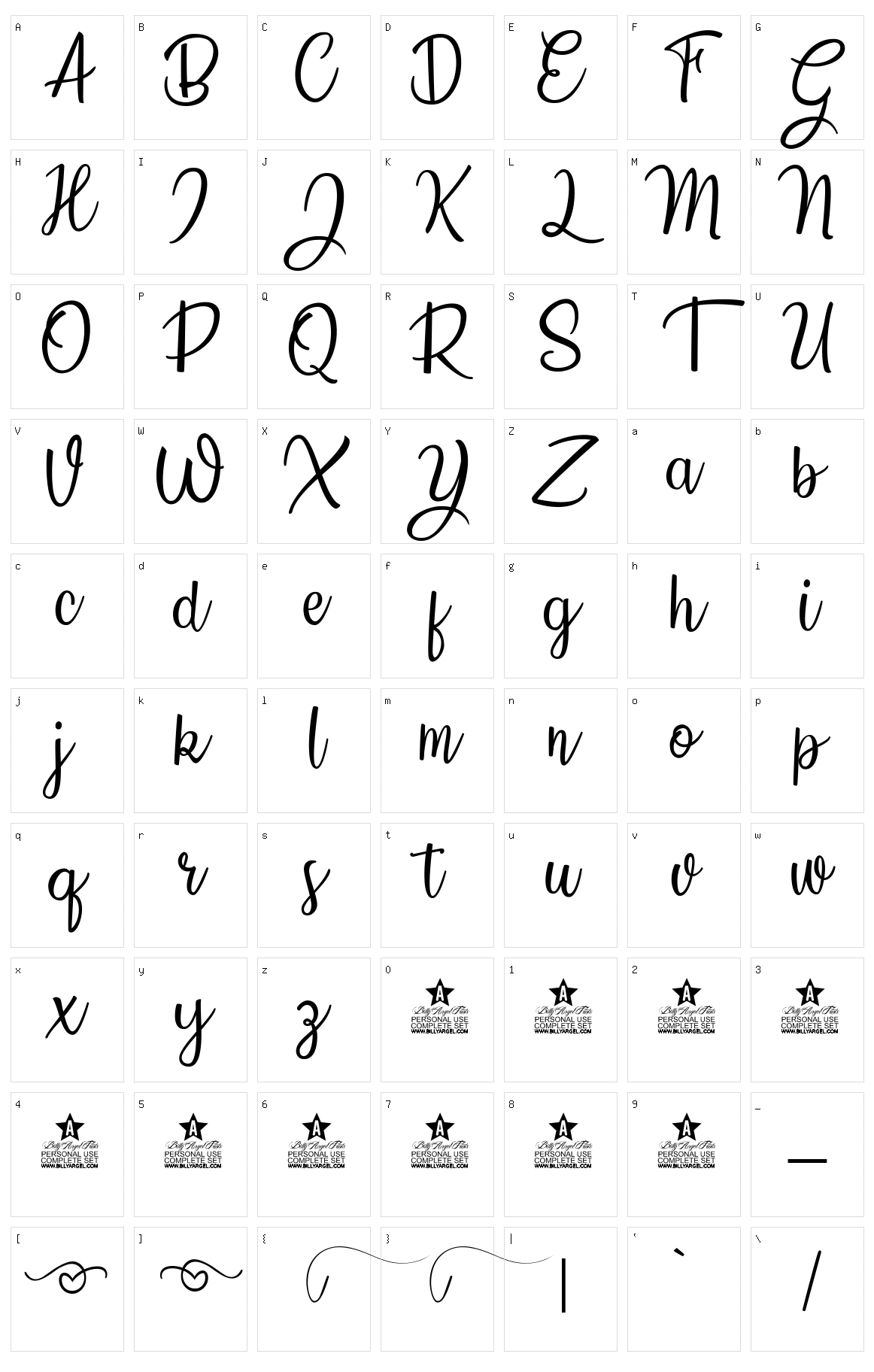 Countryside Character Set