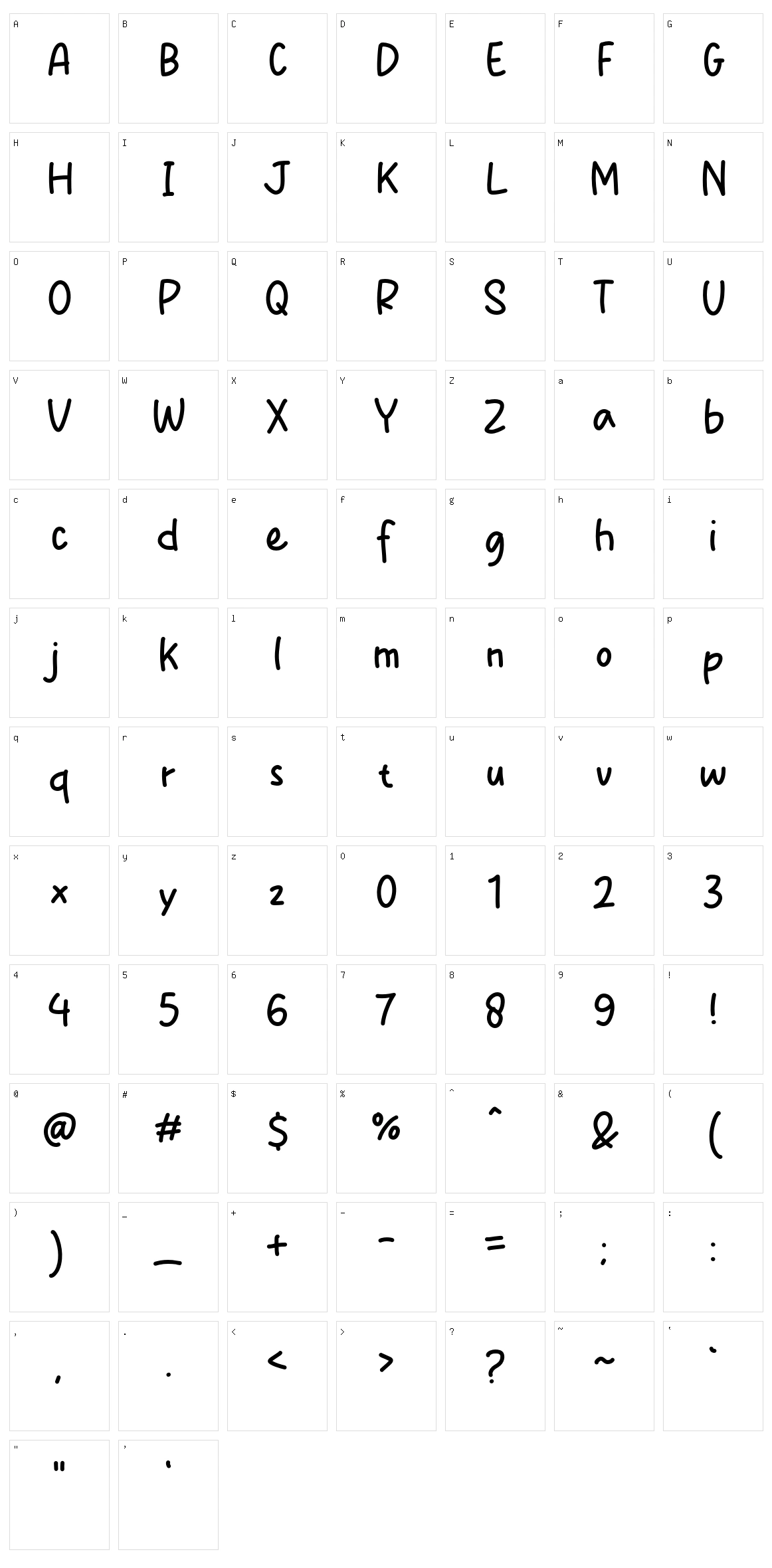 Cozy Space Character Set