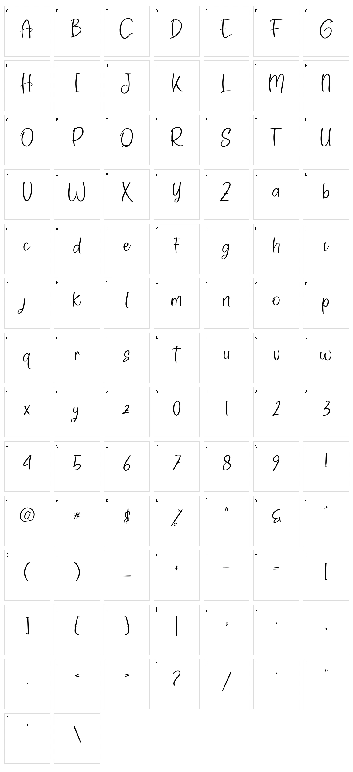 Create Dream Character Set