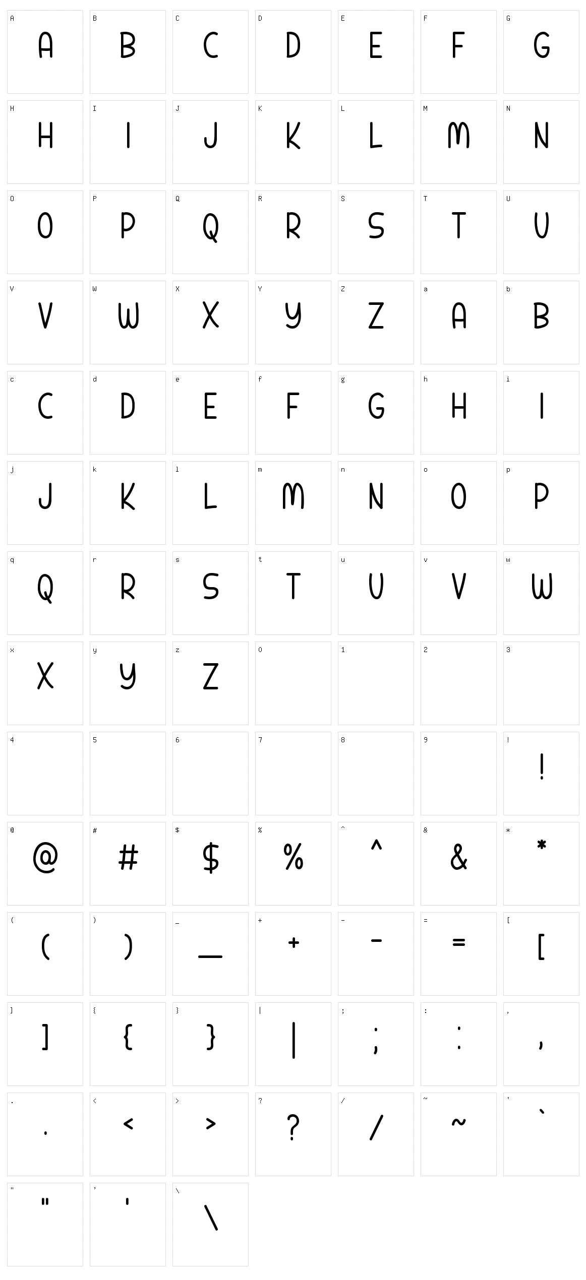 Crimson Dream Character Set