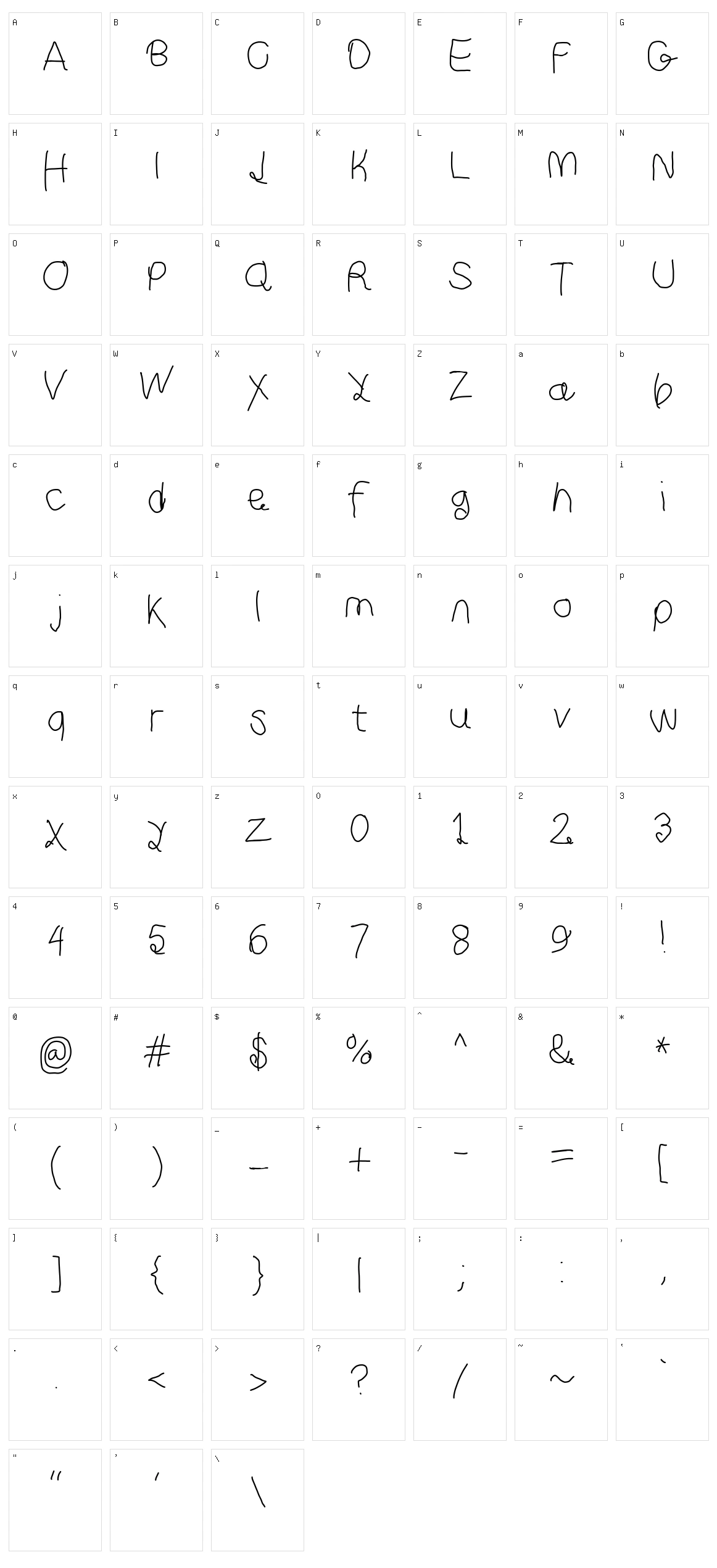 Curly Kue Character Set