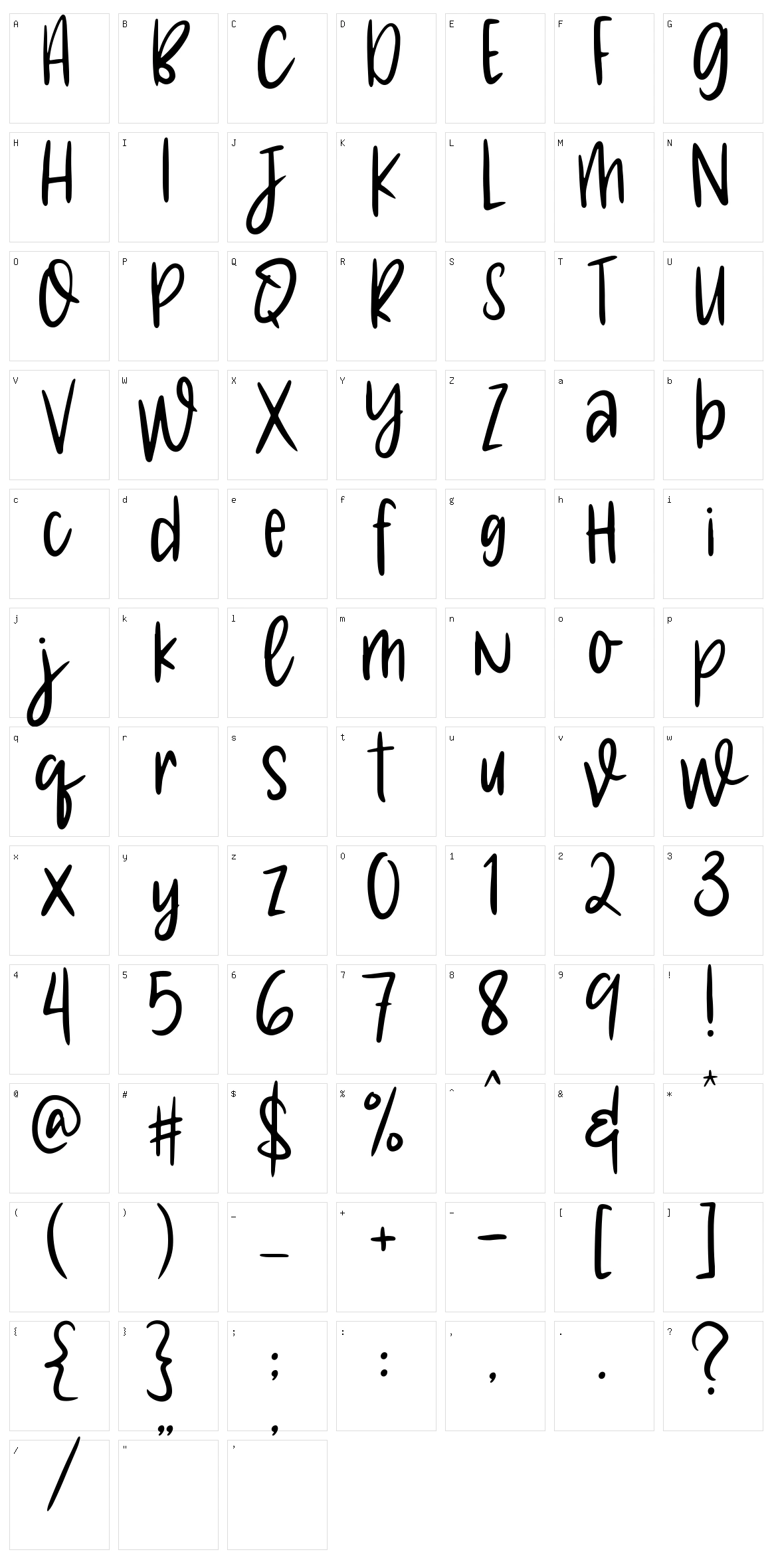 Cute Melody Character Set