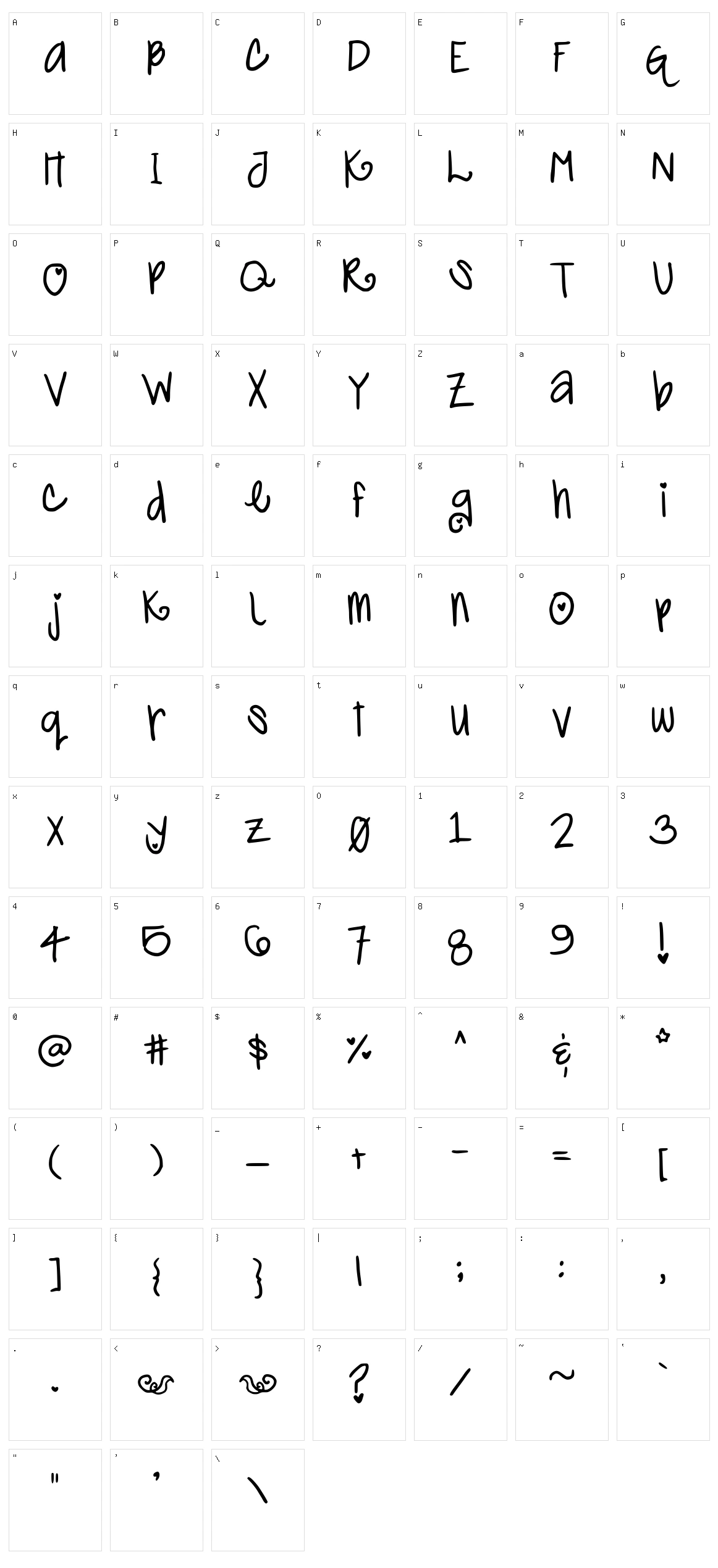 Cutie Pop Character Set