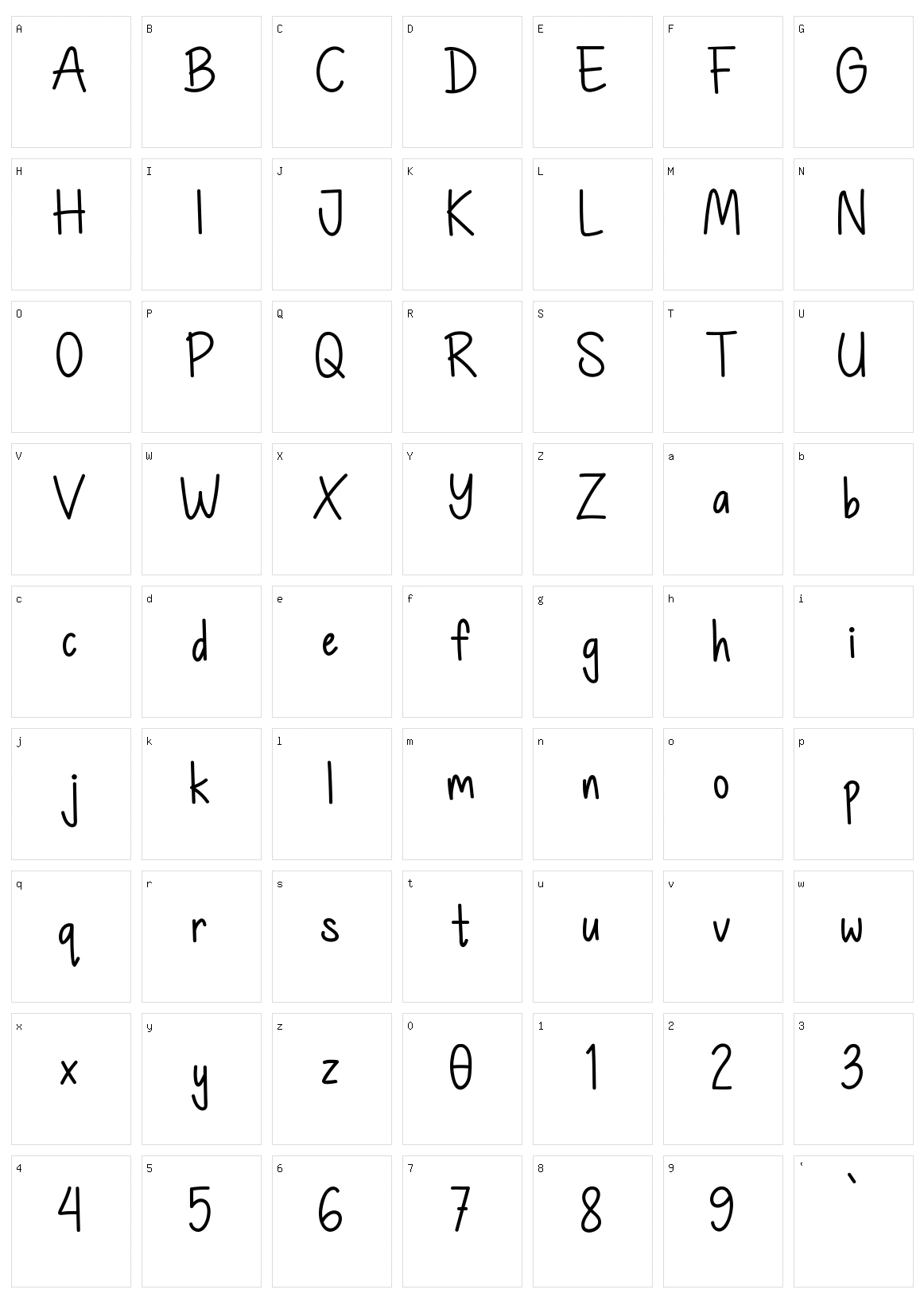 Deep Feeling Character Set