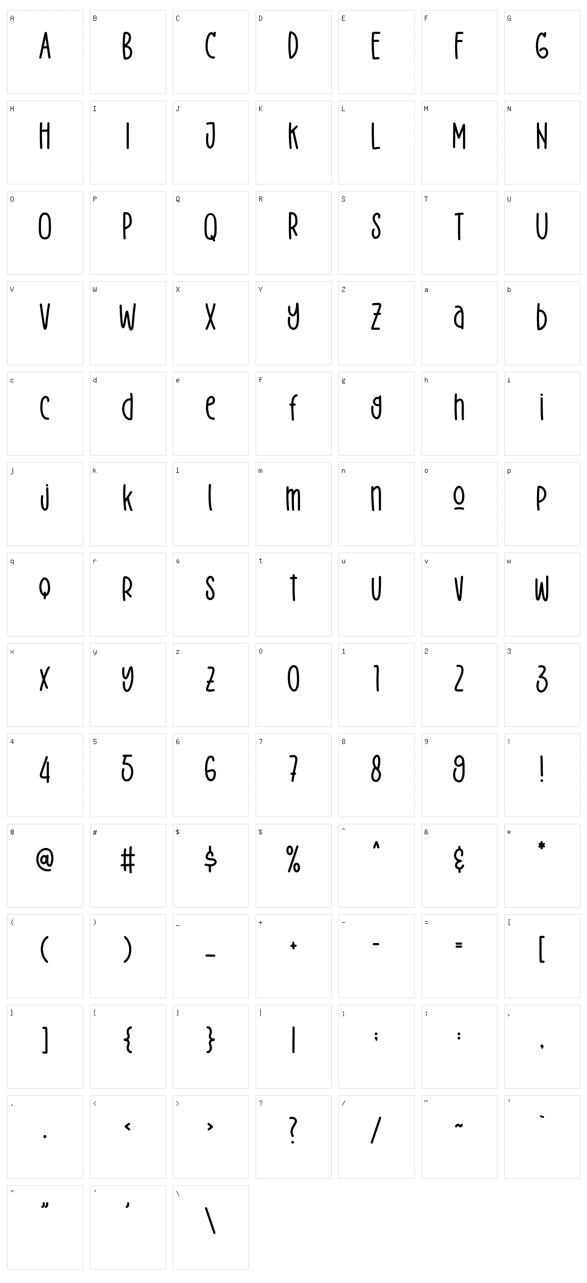 Delight Love Character Set